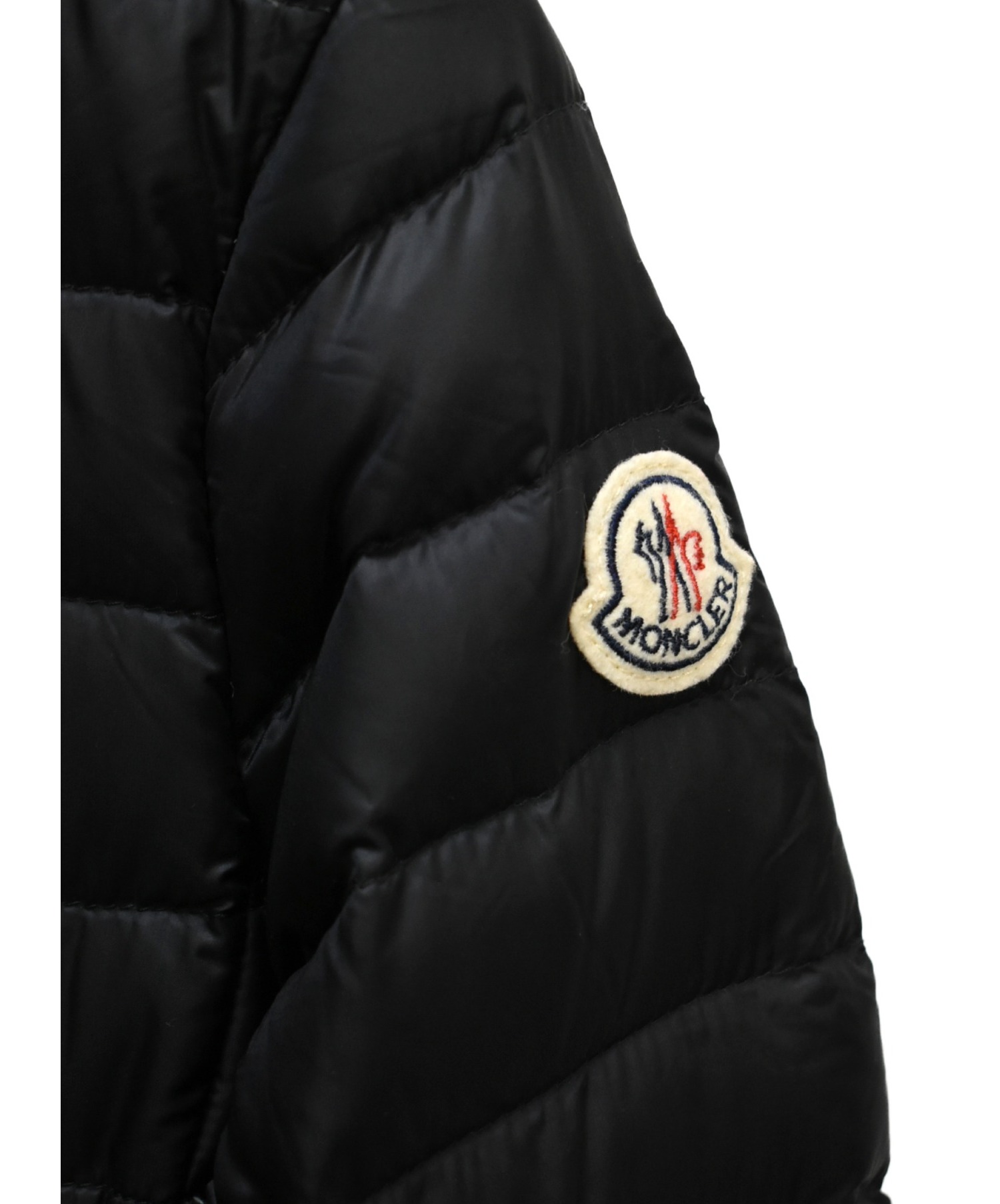 中古・古着通販】MONCLER (モンクレール) ノーカラーライトダウンコート ブラック サイズ:00｜ブランド・古着通販  トレファク公式【TREFAC FASHION】スマホサイト