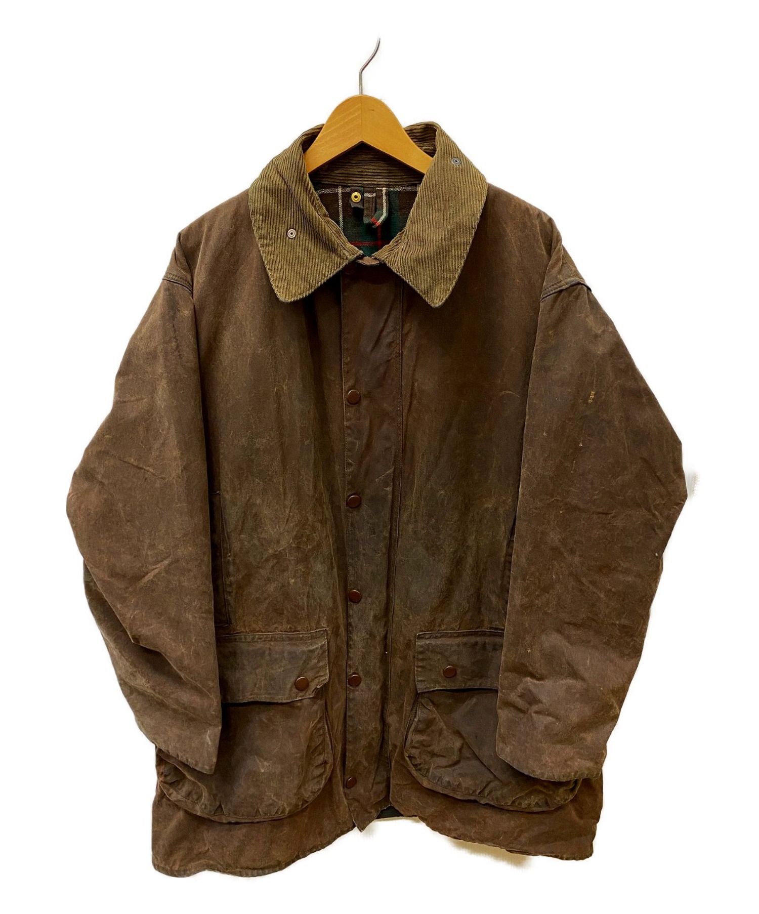 中古・古着通販】Barbour (バブアー) Northumbria Wax Jacket ブラウン