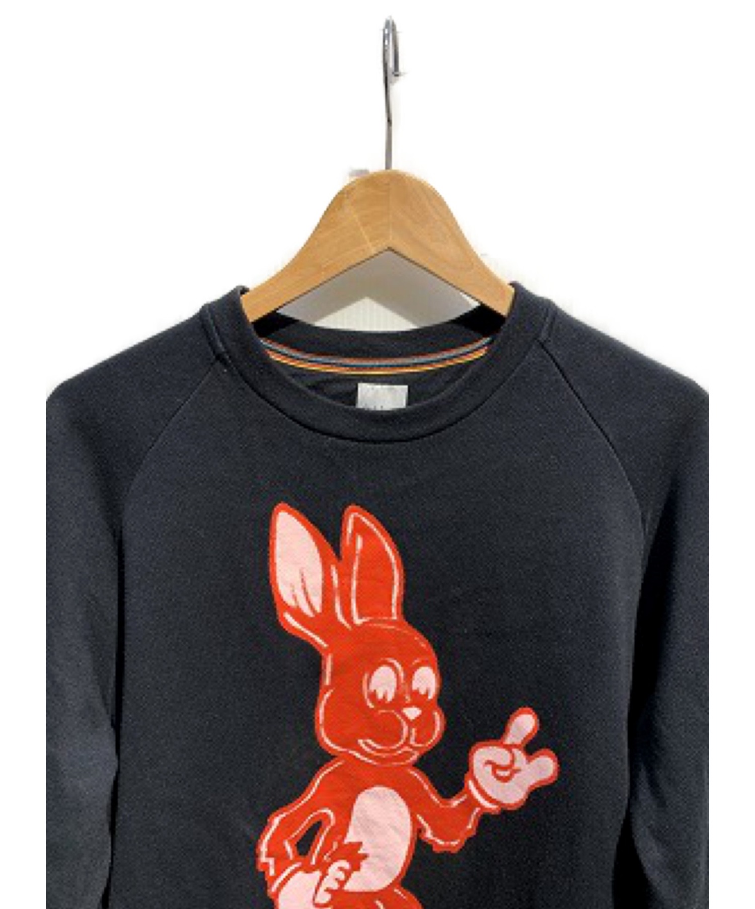 Paul Smith (ポールスミス) Rabbitプリント スウェット ブラック サイズ:M程度