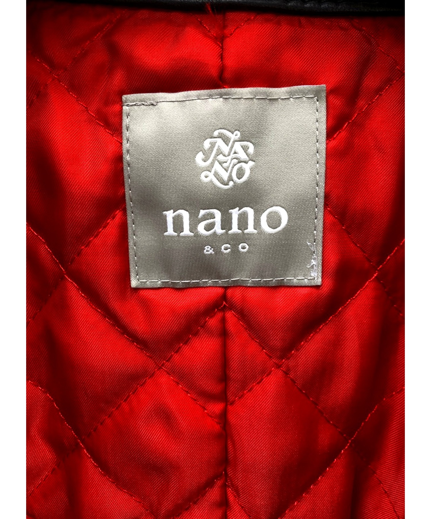 初回特典付 nano&co オイルドヴィンテージ ライダース - ジャケット