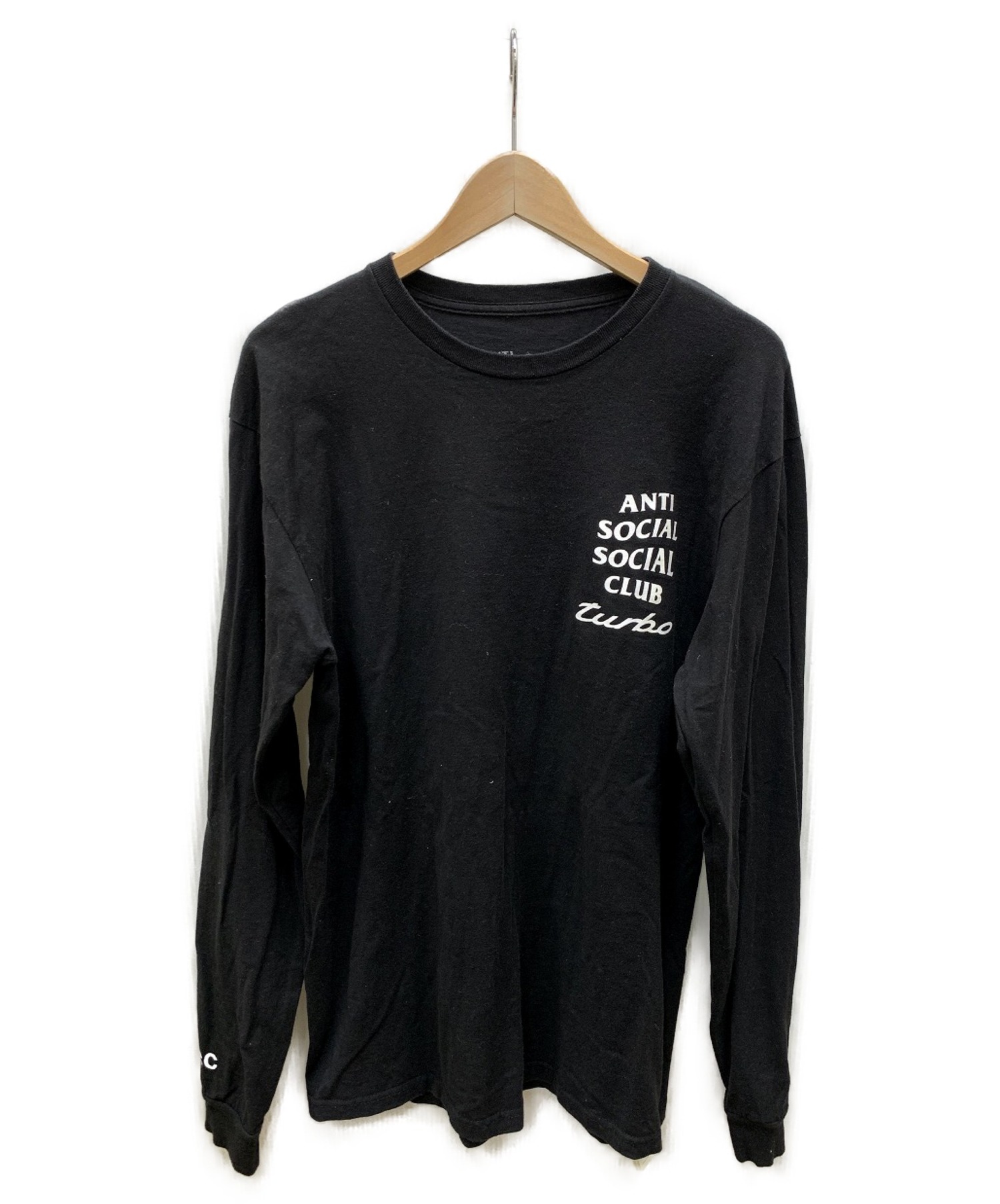 anti social social club Tシャツ Mサイズ blackTシャツ/カットソー