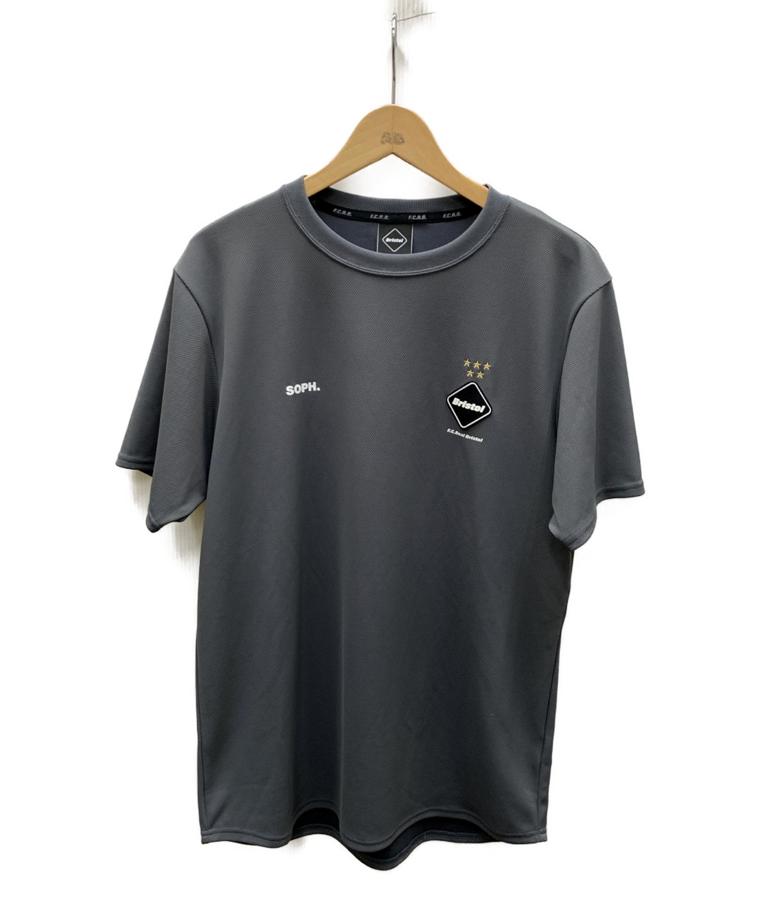 F.C.R.B. (エフシーアールビー) カットソー グレー サイズ:SIZE M