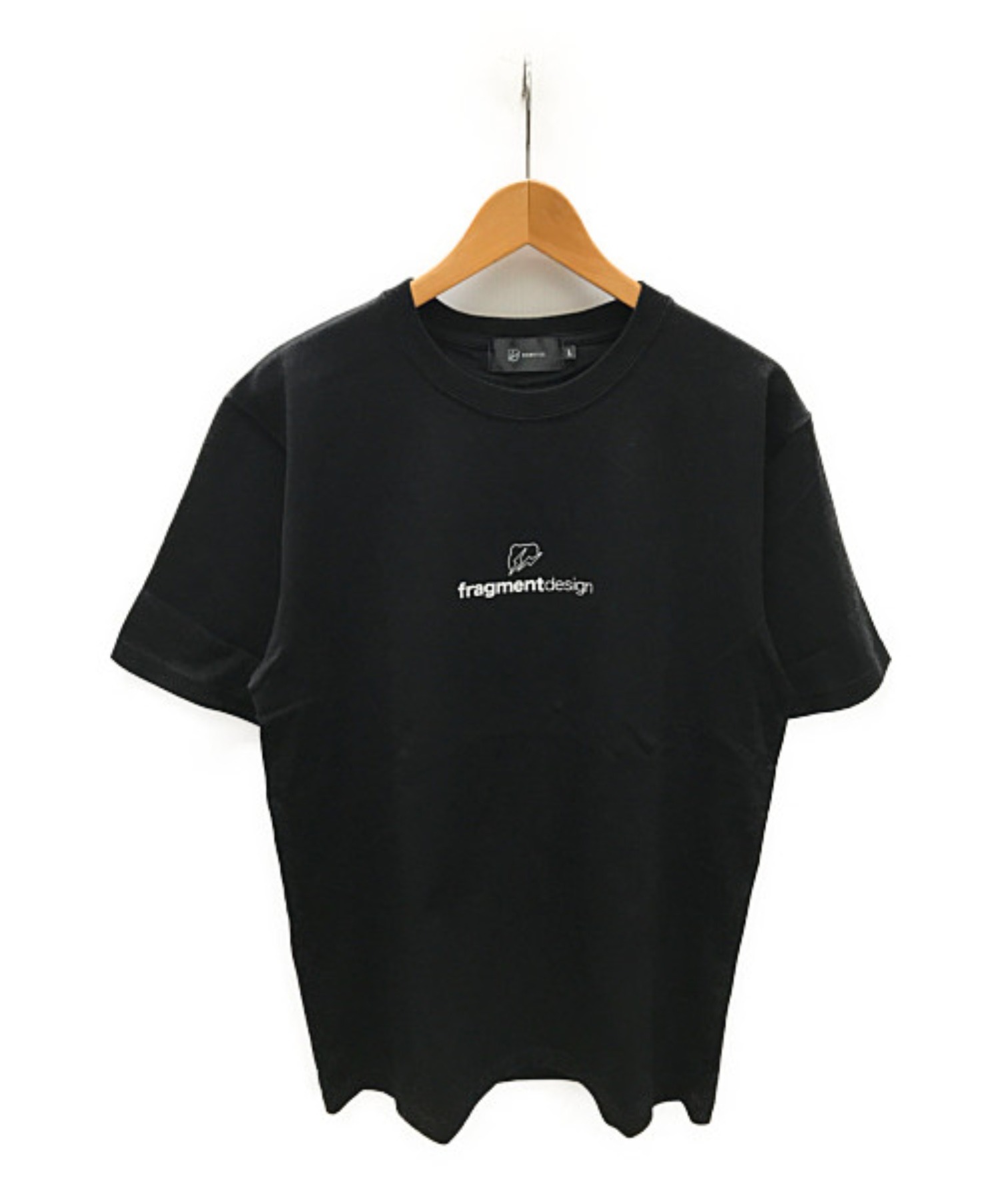 FRAGMENT DESIGN×BE@RTEE (フラグメントデザイン×ベアブリック) プリントTシャツ ブラック サイズ:SIZE L