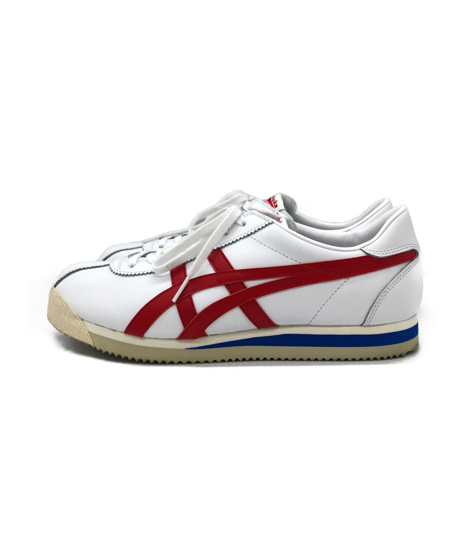 Onitsuka Tiger (オニツカタイガー) ローカットスニーカー ホワイト×レッド サイズ:28cm CORSAIR TH713L