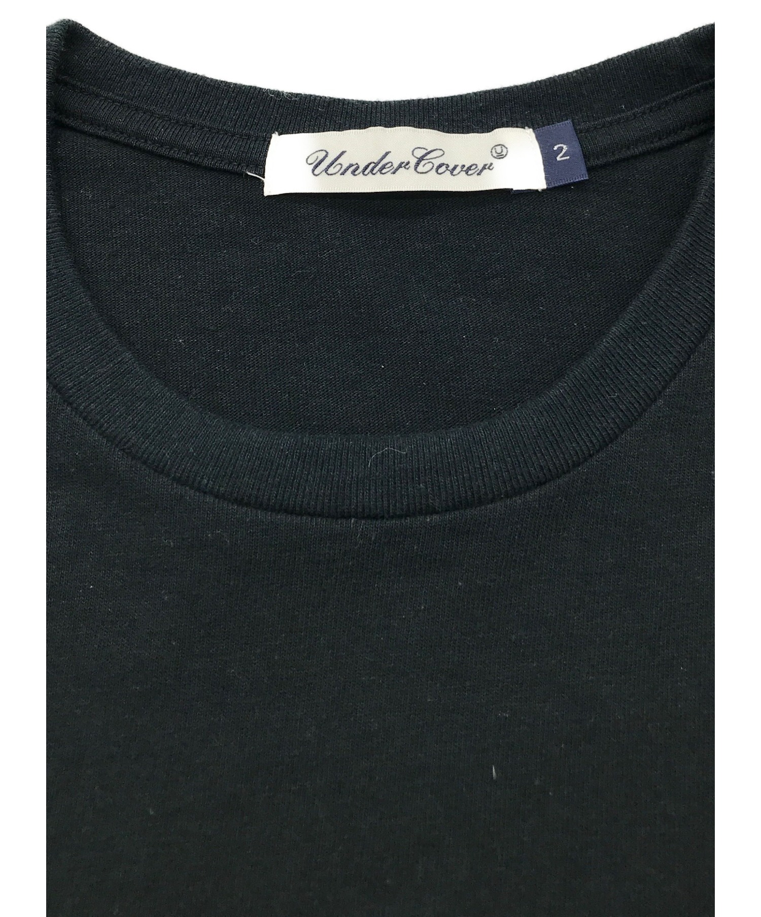 UNDERCOVER (アンダーカバー) UロゴレインボーTシャツ ブラック サイズ:2