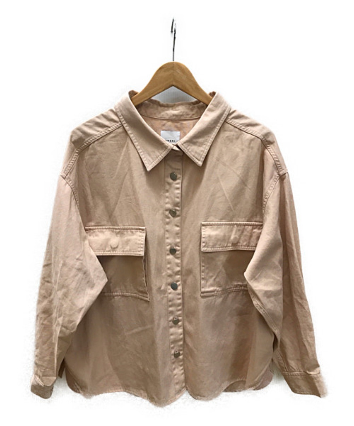 Ameri VINTAGE (アメリヴィンテージ) シャツジャケット ピンク サイズ:表記なし MILITARY SHIRT JACKET