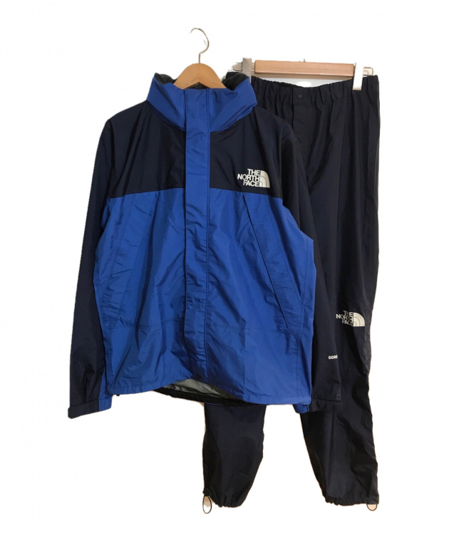 THE NORTH FACE (ザ ノース フェイス) マウンテンレインテックスセットアップ ブルー サイズ:L