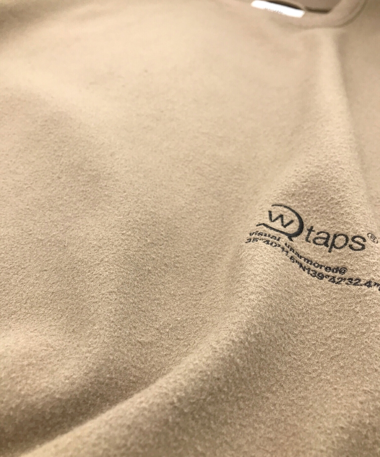 WTAPS (ダブルタップス) SMOCK CREW NECK POLY ベージュ サイズ:3