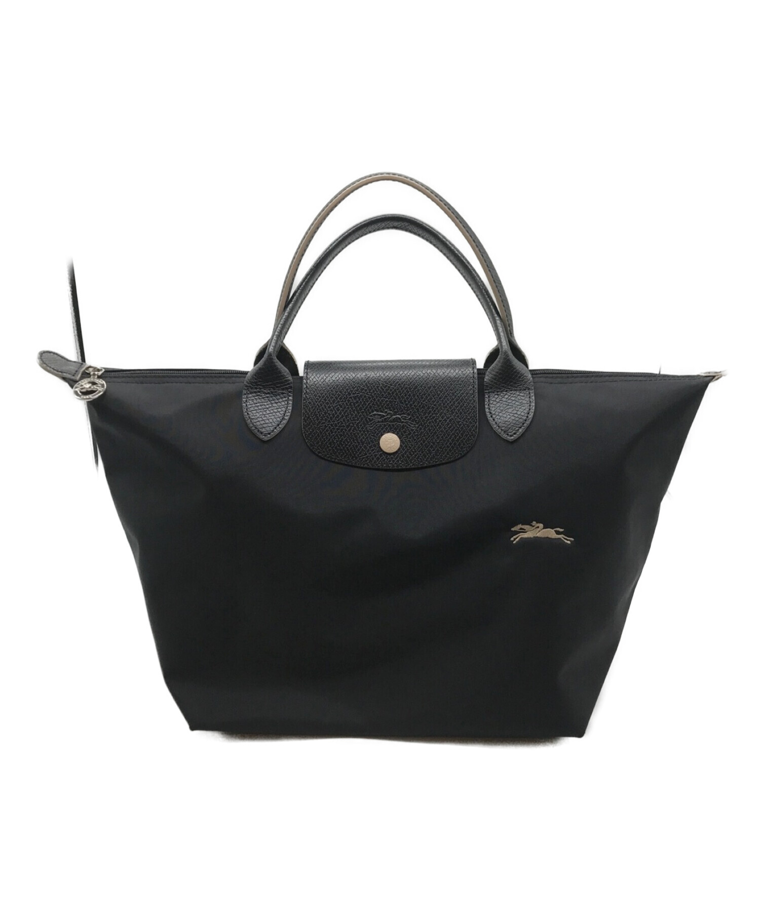 中古・古着通販】LONGCHAMP (ロンシャン) トートバッグ ブラック｜ブランド・古着通販 トレファク公式【TREFAC  FASHION】スマホサイト