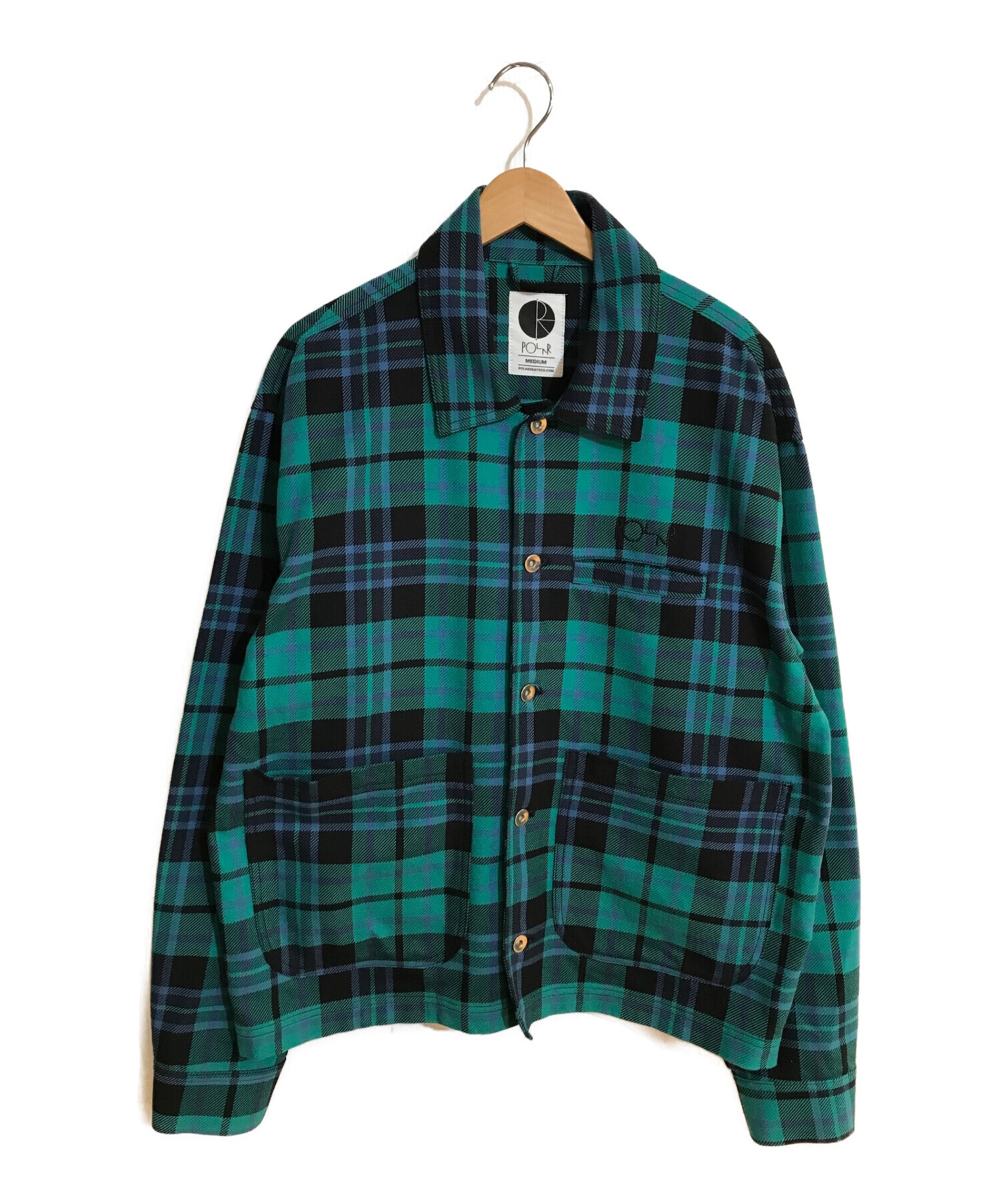 入荷予定商品 Polar skate co. FLANNEL SHIRT ポーラースケート M