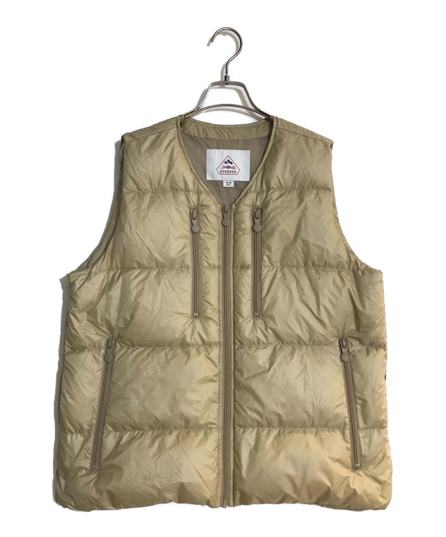 Pyrenex (ピレネックス) ESCAPE VEST UA ユナイテッドアローズ別注/エスケープベスト ベージュ サイズ:L