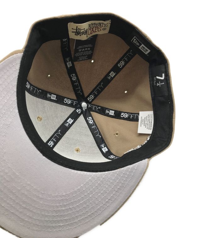 stussy (ステューシー) AUTHENTIC NEW ERA CAP/オーセンティック ニューエラ キャップ ベージュ サイズ:7 1/4