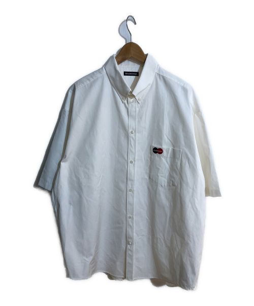 中古・古着通販】BALENCIAGA (バレンシアガ) Uniform Large Fit Shirt /ユニフォーム ラージ フィット シャツ  ホワイト サイズ:40｜ブランド・古着通販 トレファク公式【TREFAC FASHION】スマホサイト