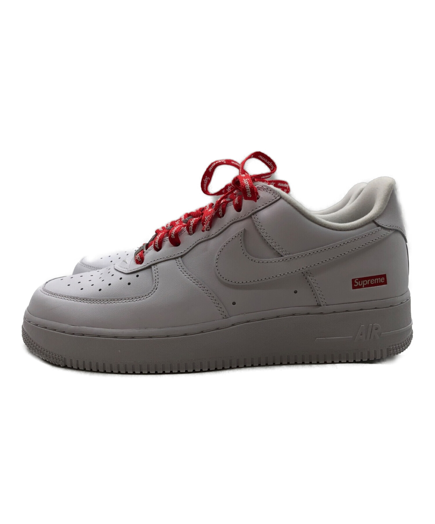 SUPREME×NIKE (シュプリーム×ナイキ) AIR FORCE 1 LOW/エアフォース ワン ロー ホワイト サイズ:27.5cm