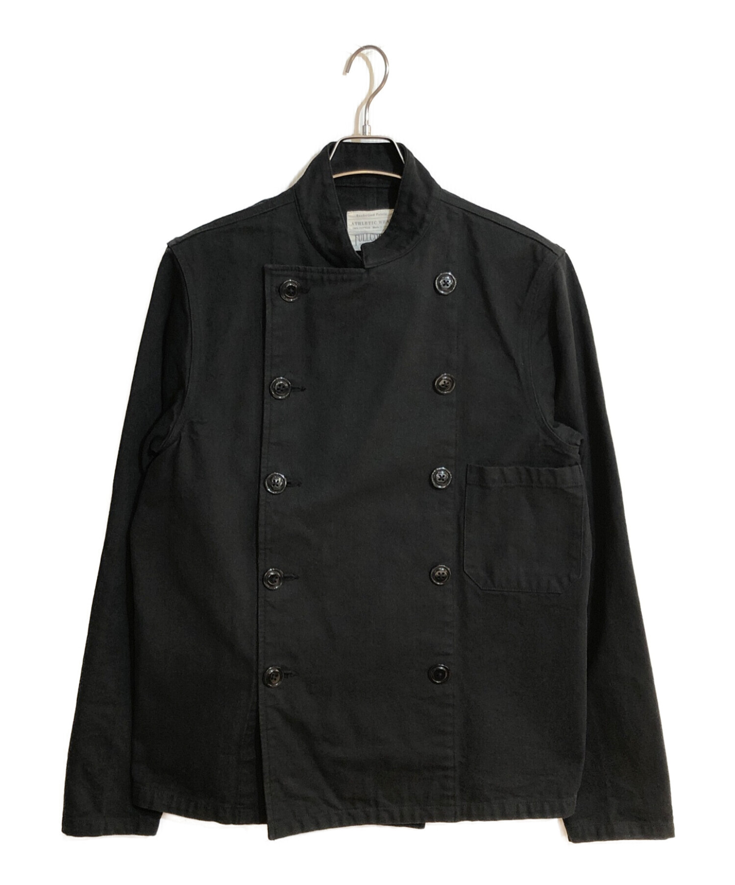 FULLCOUNT (フルカウント) HEAVY COTTON COOK JACKET/ヘビーコットン コックジャケット ブラック サイズ:40