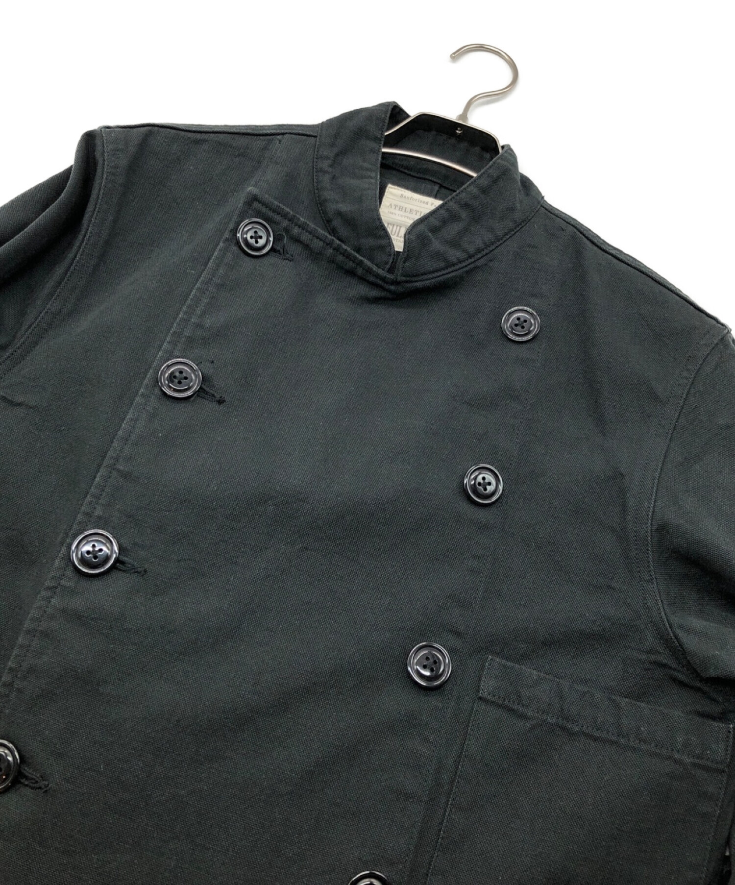 FULLCOUNT (フルカウント) HEAVY COTTON COOK JACKET/ヘビーコットン コックジャケット ブラック サイズ:40