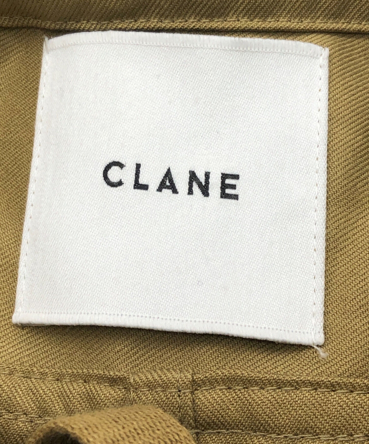 CLANE (クラネ) BACK FRILL OVER MODS COAT/バックフリルオーバーモッズコート ブラウン サイズ:FREE