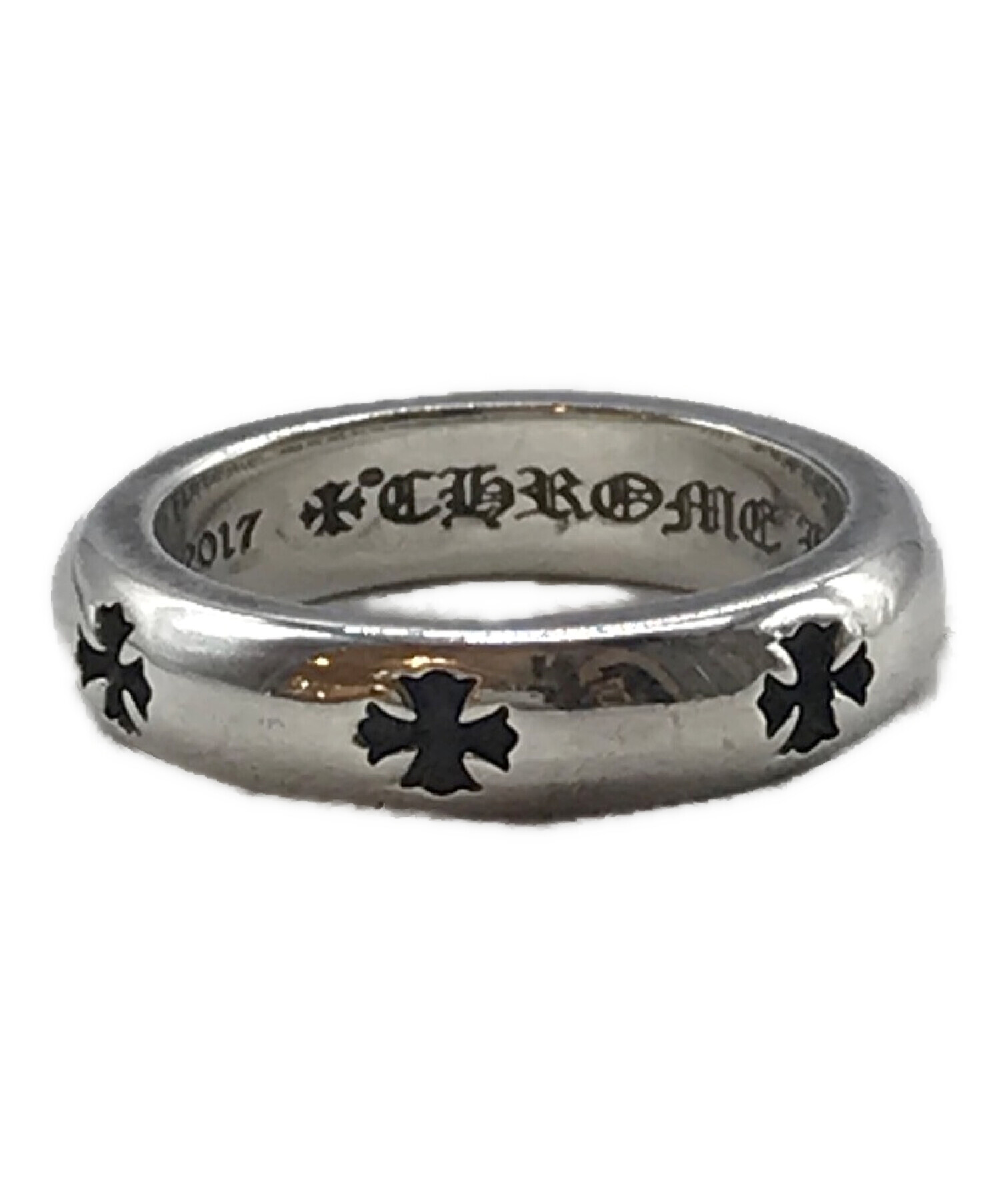 CHROME HEARTS (クロムハーツ) NEGATIVE CH PLUS RING/ ネガティブ シーエイチ プラス リング シルバー