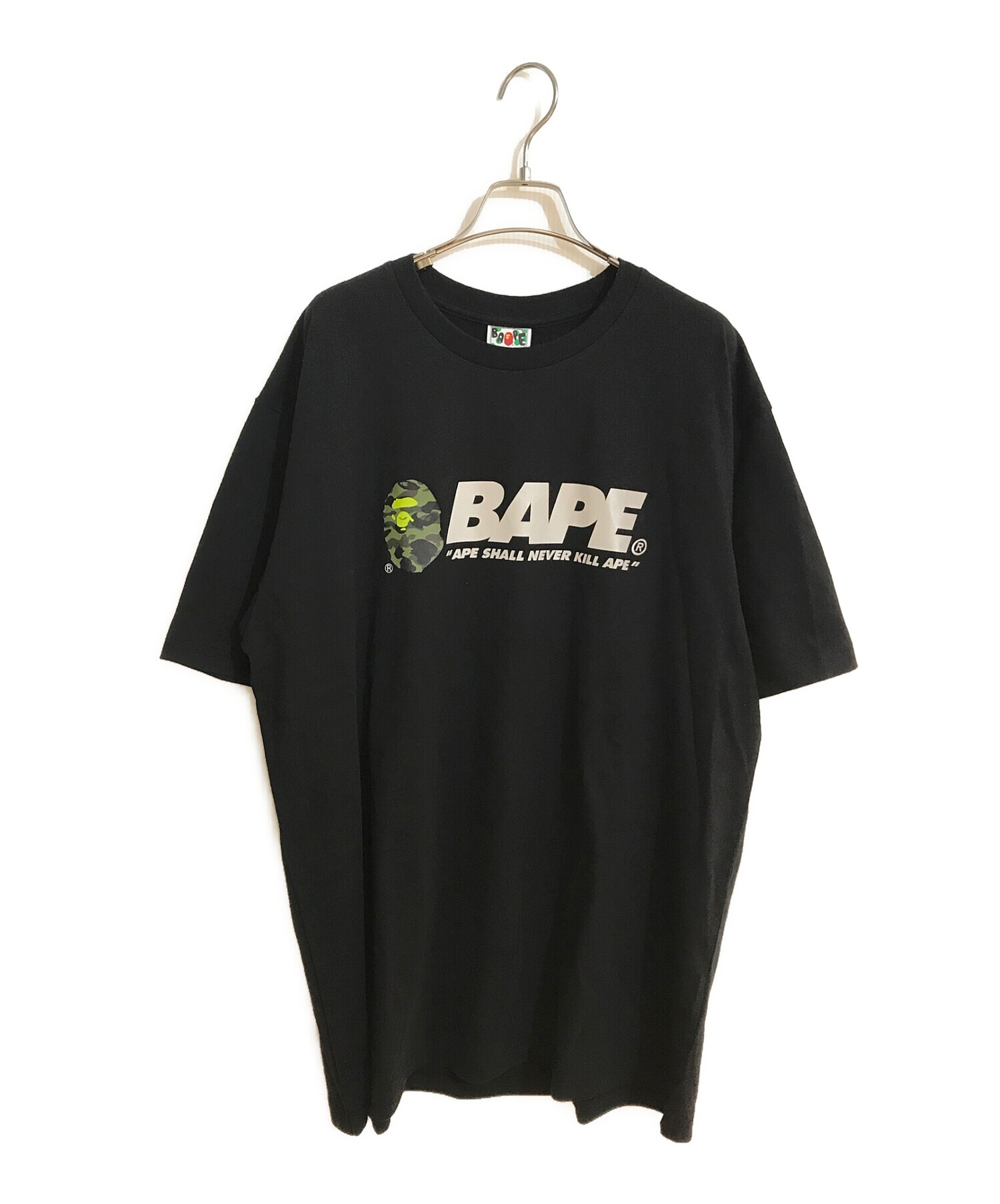 A BATHING APE BAPE BLACK Tシャツ バックプリント商品状態