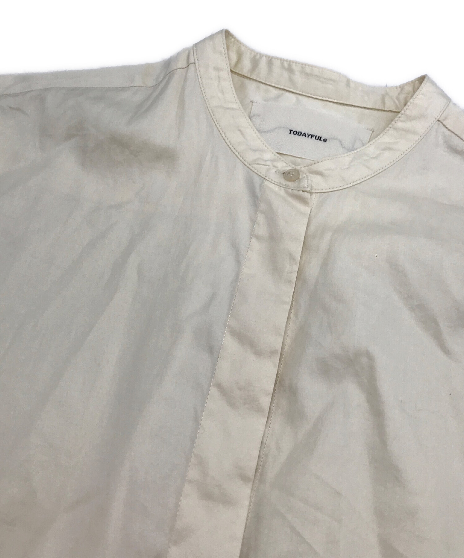 新品タグ付】 Standcollar Shirts Dress トゥデイフル-