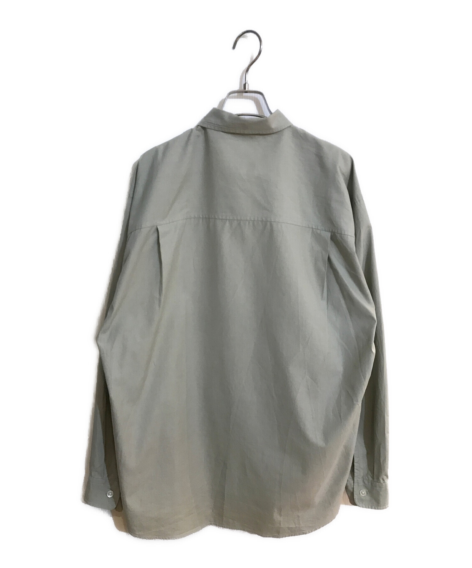 中古・古着通販】AURALEE (オーラリー) WASHED FINX TWILL BIG SHIRTS/ウォッシュド フィンクス ツイルシャツ  ビッグシャツ グリーン サイズ:4｜ブランド・古着通販 トレファク公式【TREFAC FASHION】スマホサイト