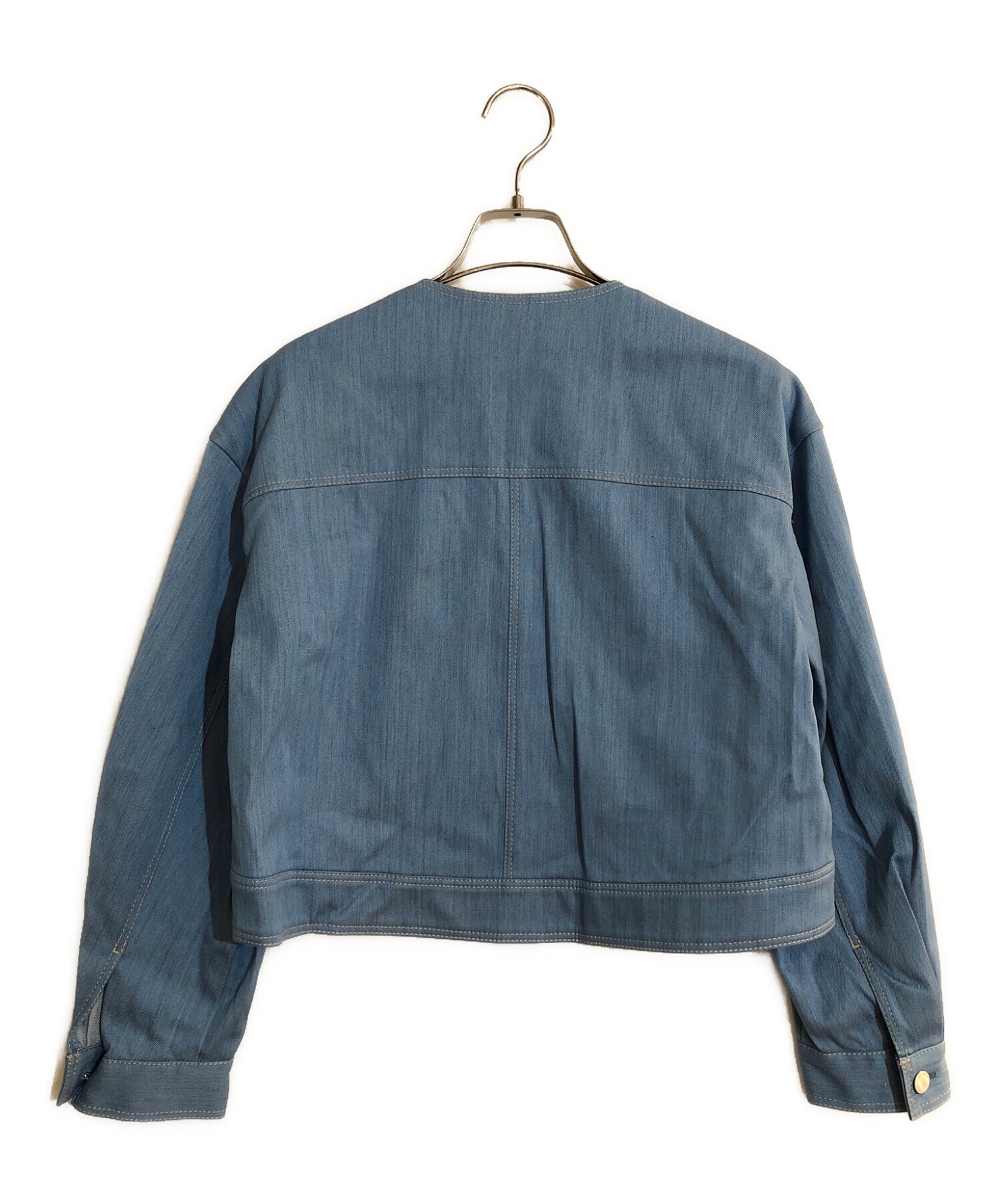 ANAYI (アナイ) デニムライクジャケット ブルー サイズ:38