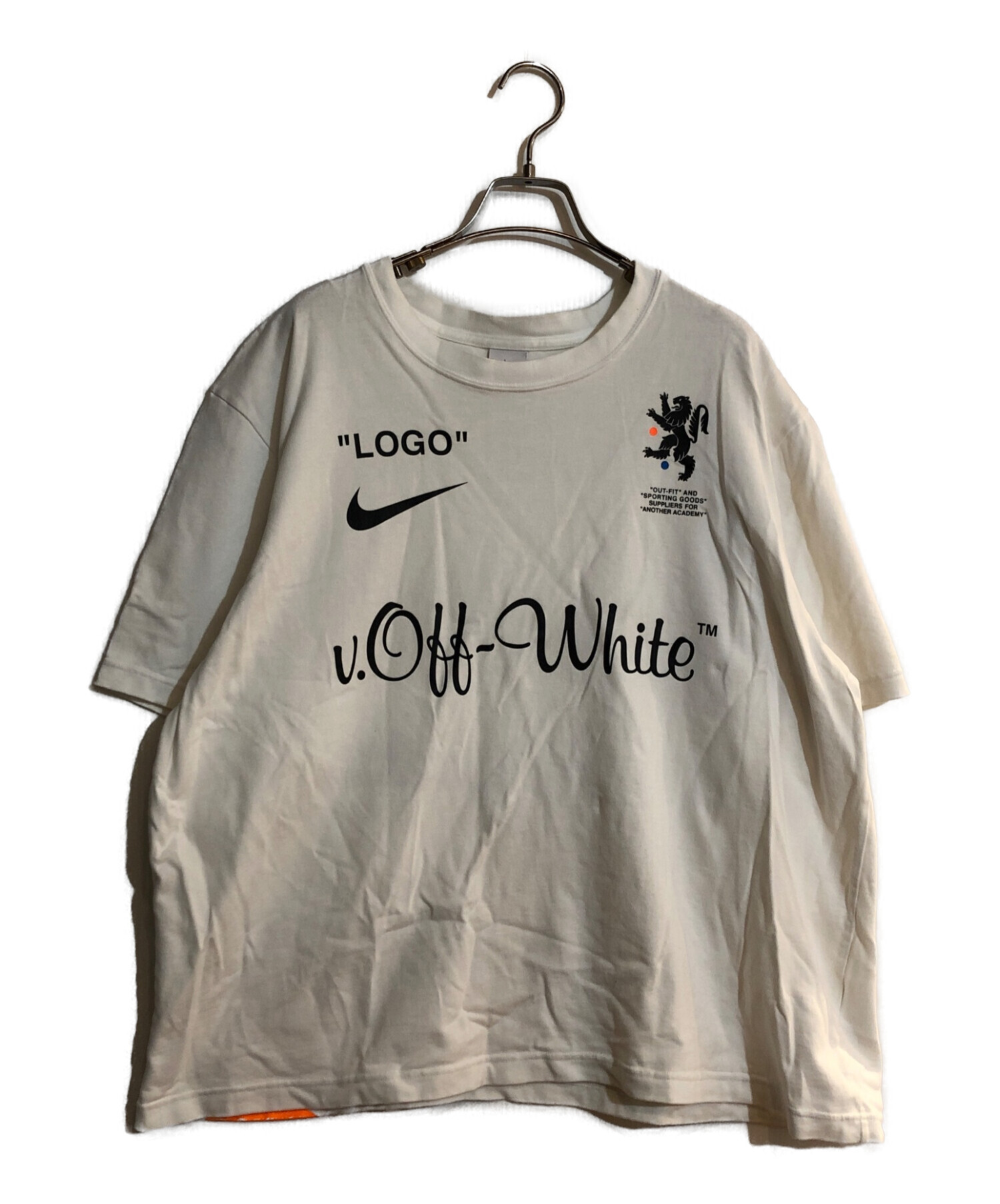 OFF WHITE×NIKE (オフホワイト×ナイキ) Tシャツ ホワイト サイズ:SIZE M