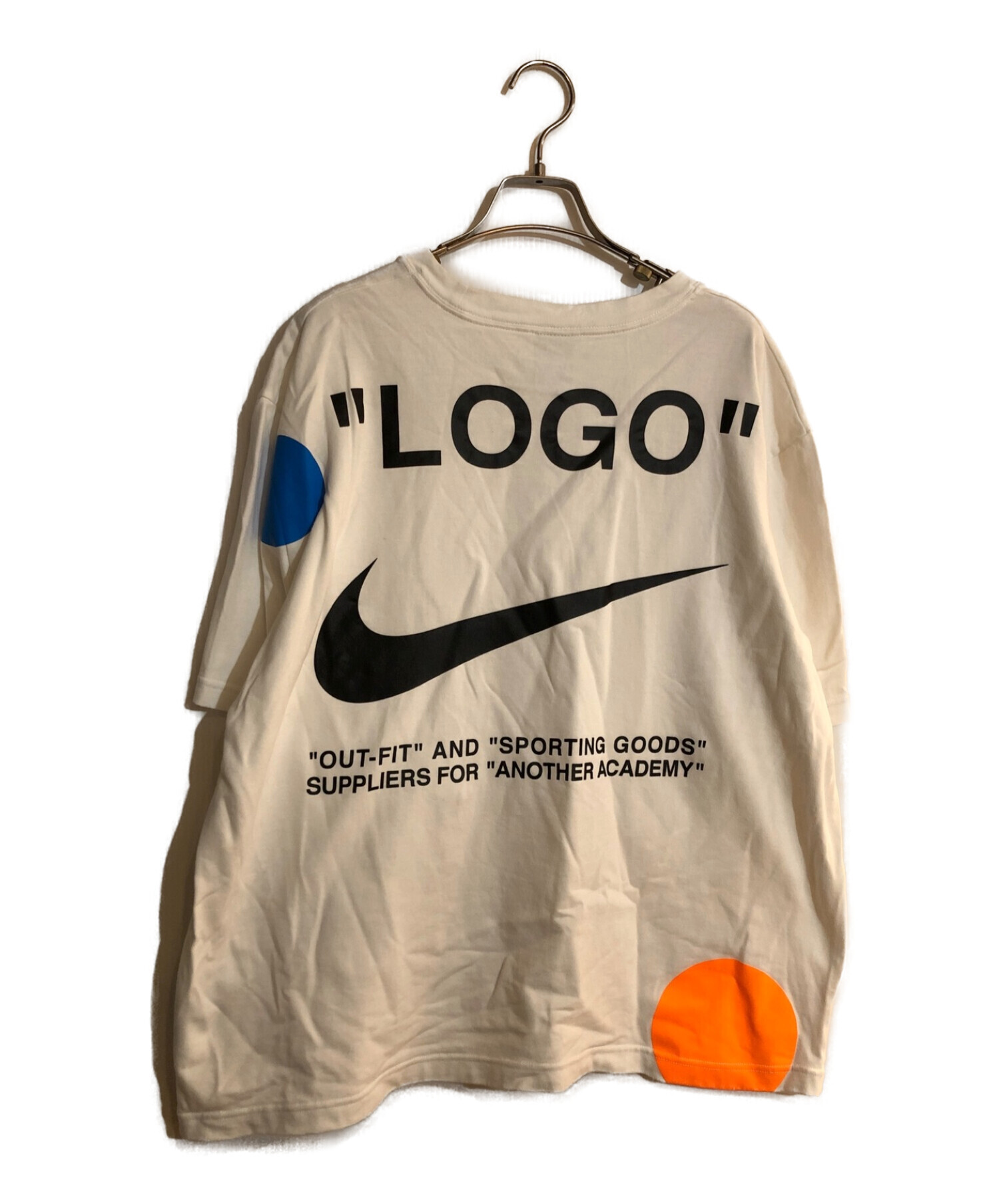 OFF WHITE×NIKE (オフホワイト×ナイキ) Tシャツ ホワイト サイズ:SIZE M