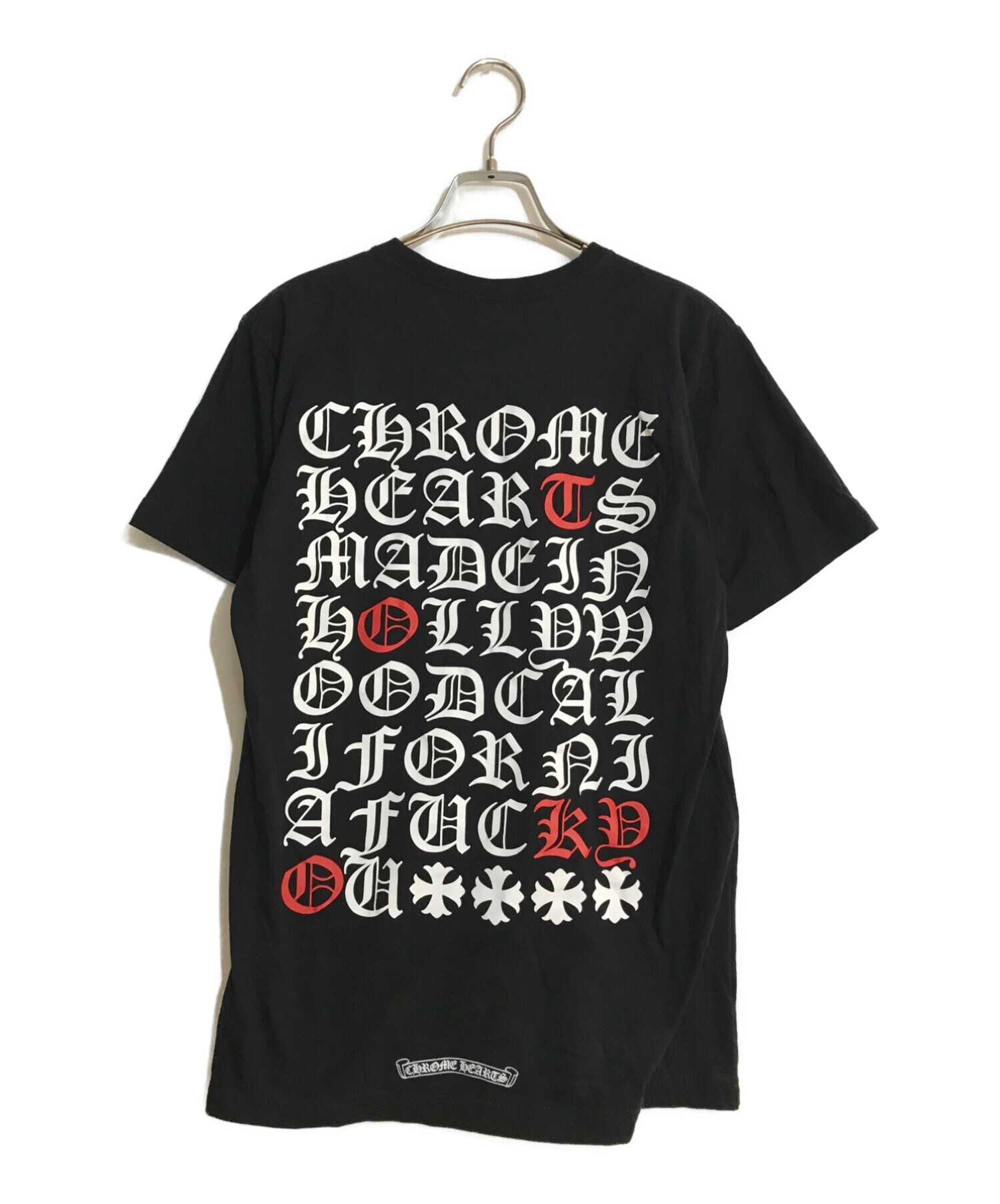 中古・古着通販】CHROME HEARTS (クロムハーツ) バックプリントTシャツ