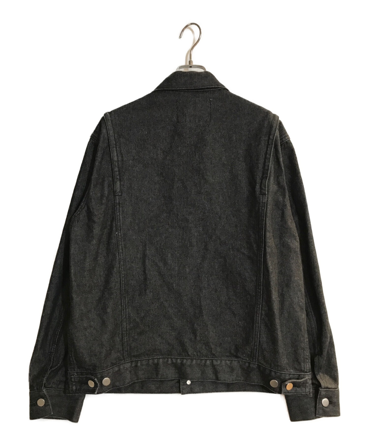 kudos (クードス) ZIP-OPEN SLIT DENIM JACKET/ジップオープンスリットデニムジャケット ブラック サイズ:1