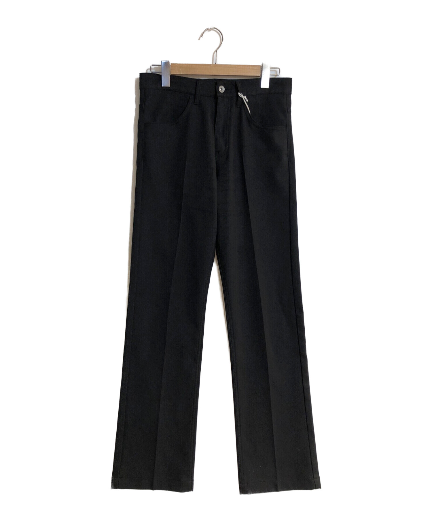 DAIRIKU (ダイリク) Slim Flasher Pressed Pants/スリムフラッシャー プレス パンツ ブラック サイズ:27