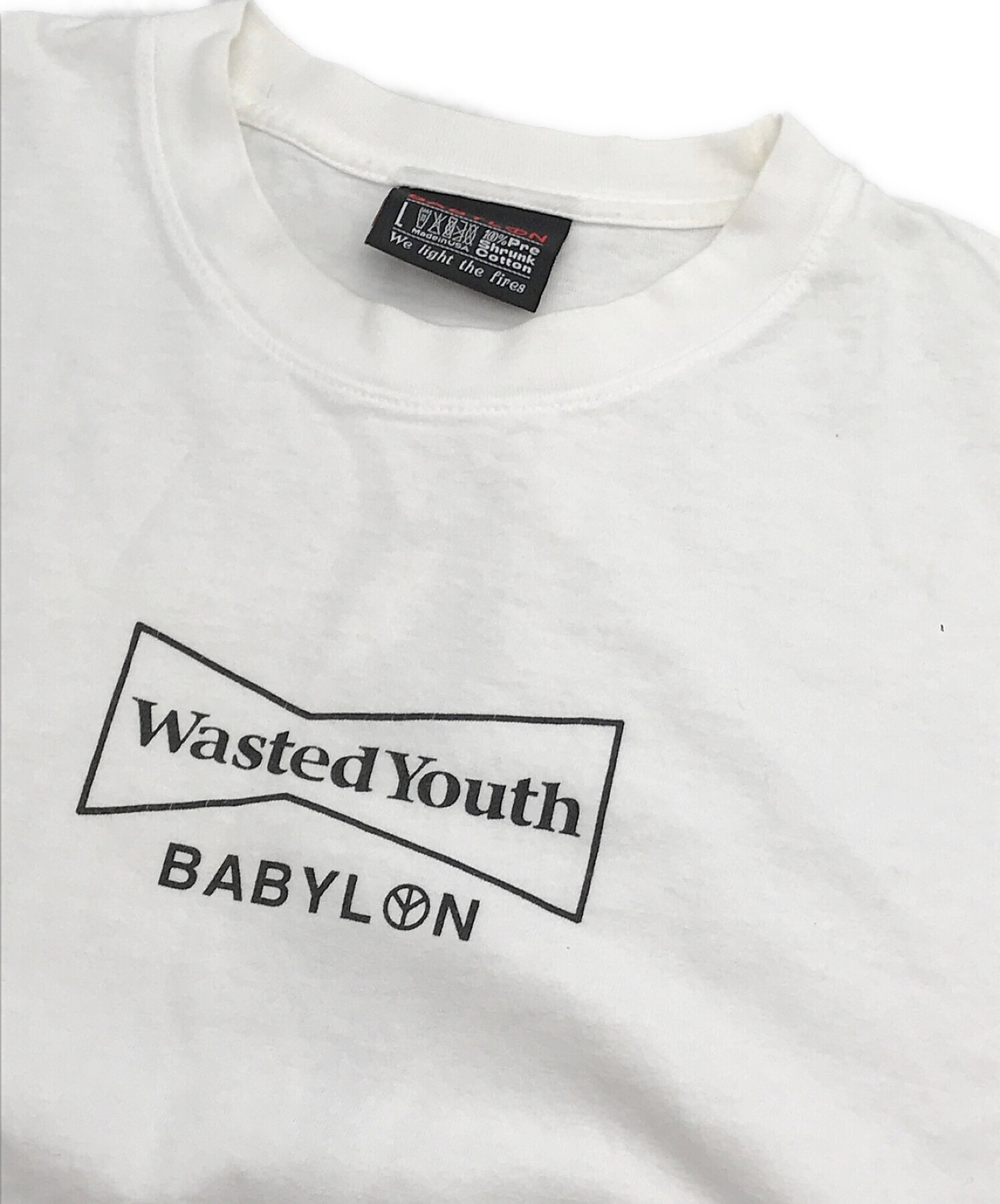 Wasted Youth Babylon Tシャツ 白 LTシャツ/カットソー(半袖/袖なし