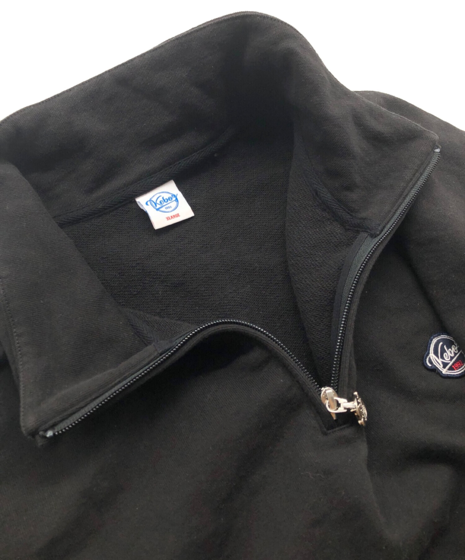 中古・古着通販】KEBOZ (ケボズ) BB SMALL WAPPEN SWEAT HALF ZIP