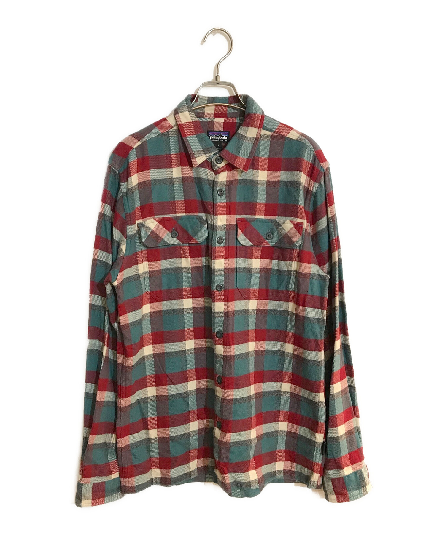 Patagonia (パタゴニア) チェックネルシャツ レッド×ブルー サイズ:SIZE S