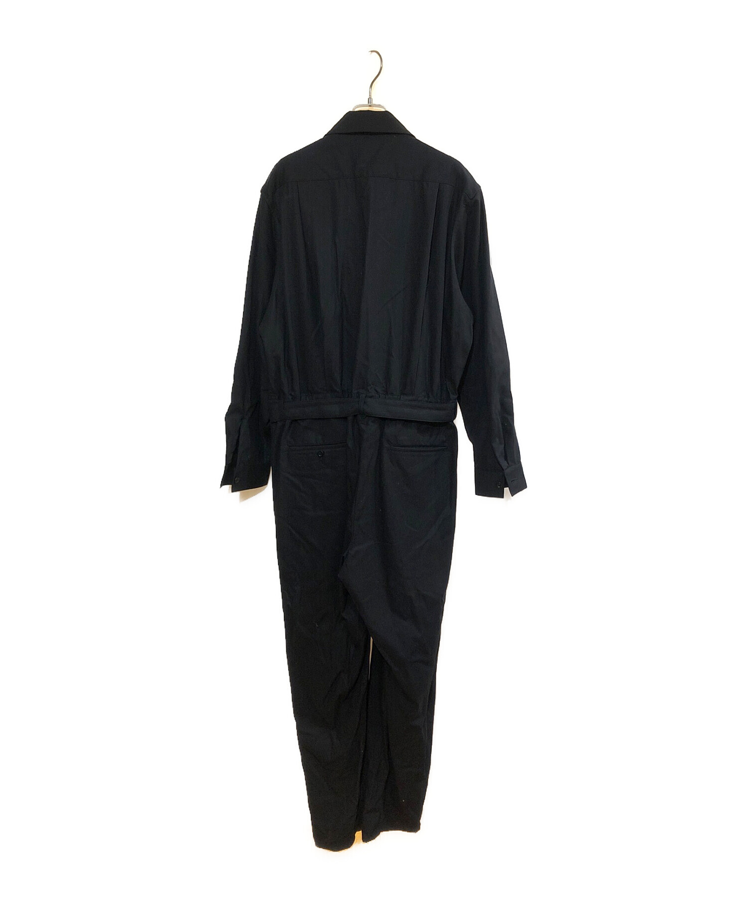 Graphpaper (グラフペーパー) Wooly Cotton Jumpsuits/ウーリーコットンジャンプスーツ ブラック サイズ:1