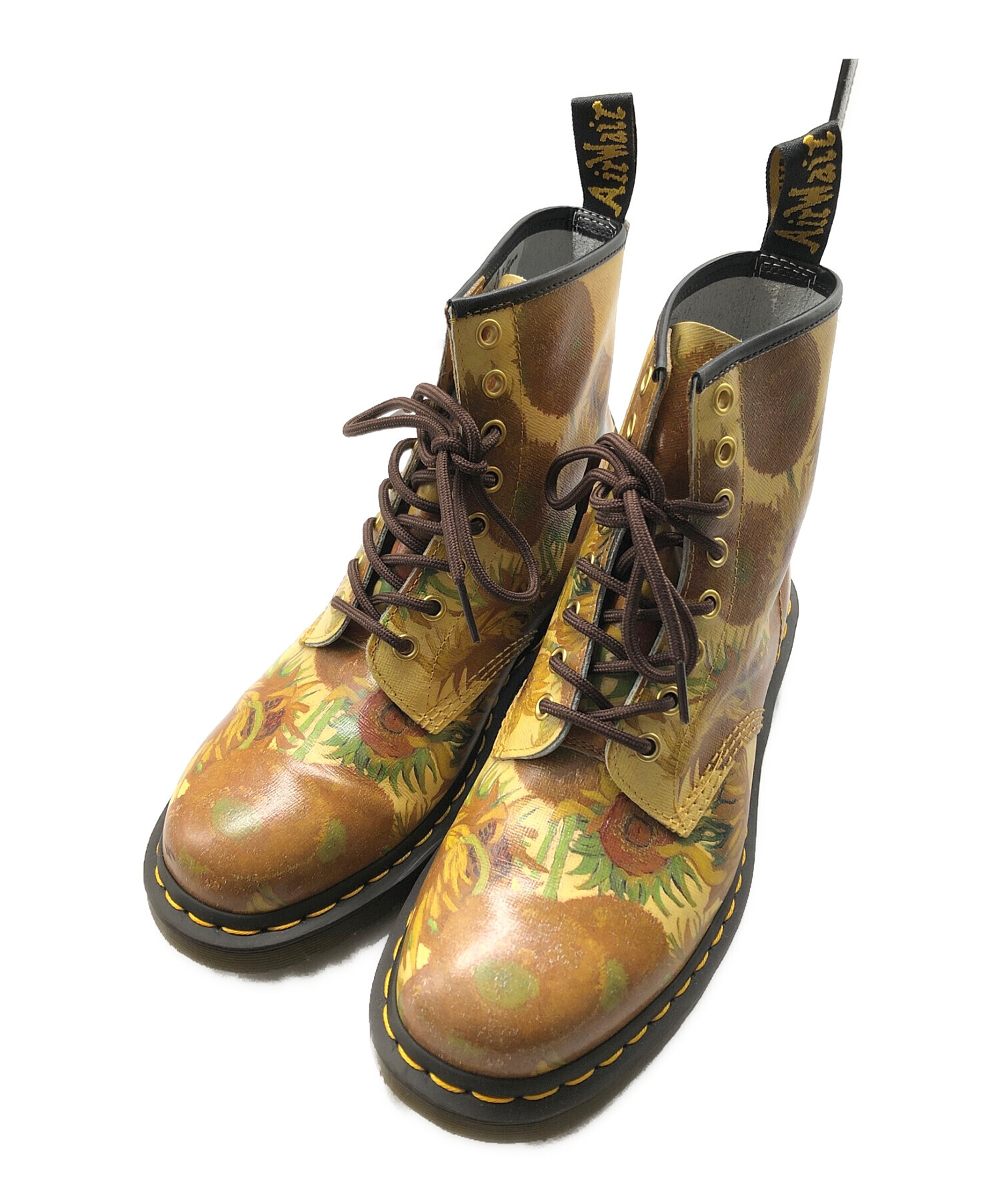 Dr.Martens X THE NATIONAL GALLERY THE NATIONAL GALLERY 8EYE BOOT/ナショナル  ギャラリー エイトホールブーツ グリーン サイズ:SIZE UK 7