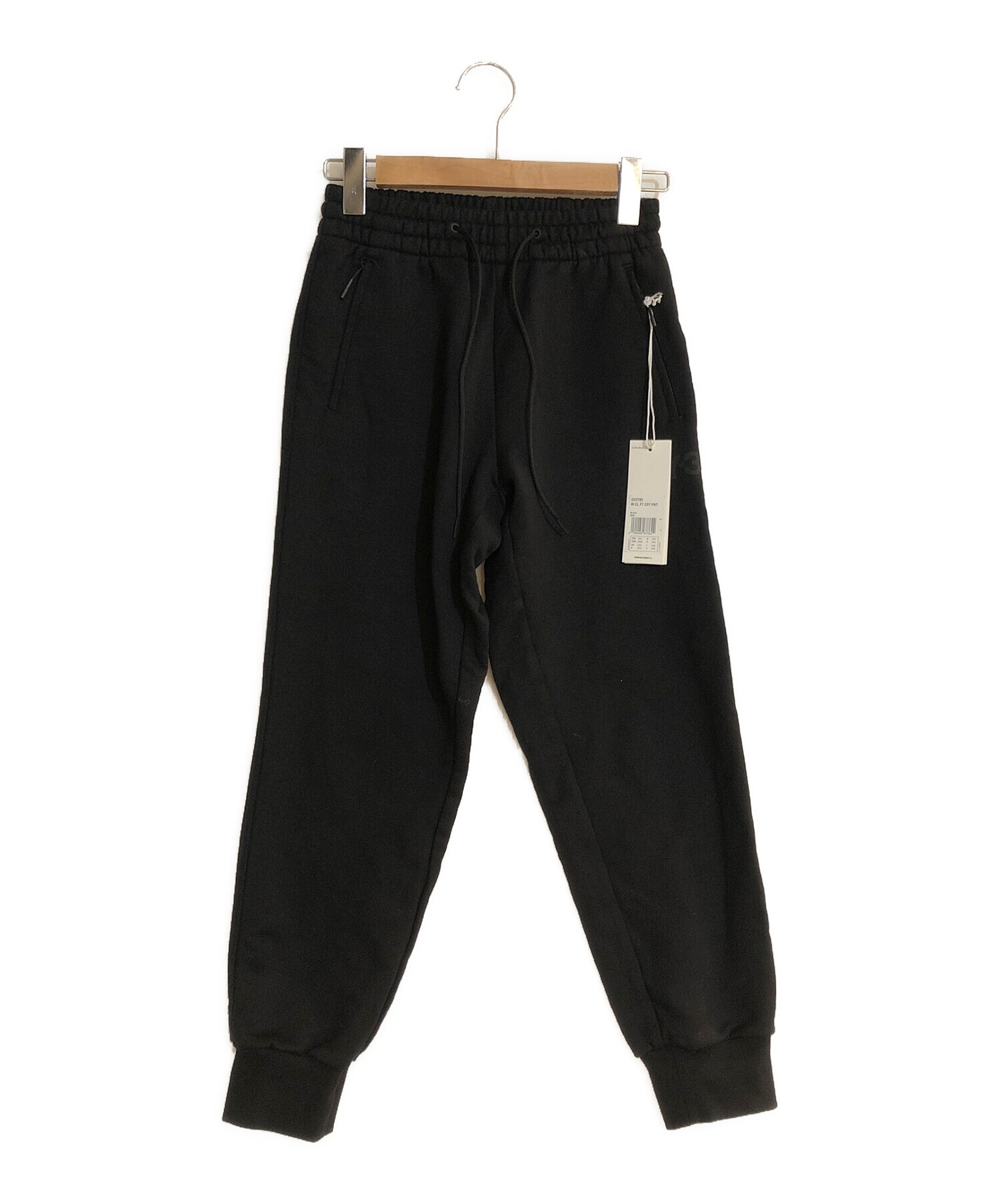 Y-3 (ワイスリー) CLASSIC TERRY CUFFED PANTS/クラシック テリー カフ パンツ ブラック サイズ:XXS