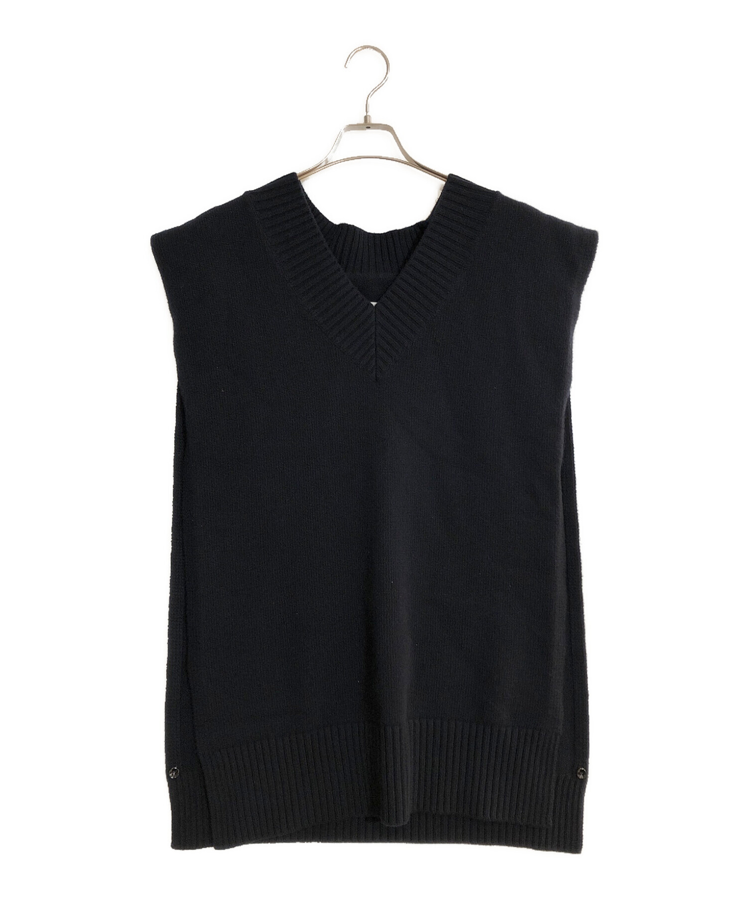 Maison Margiela 10 (メゾンマルジェラ 10) KNIT VEST/ニット ベスト ネイビー サイズ:M