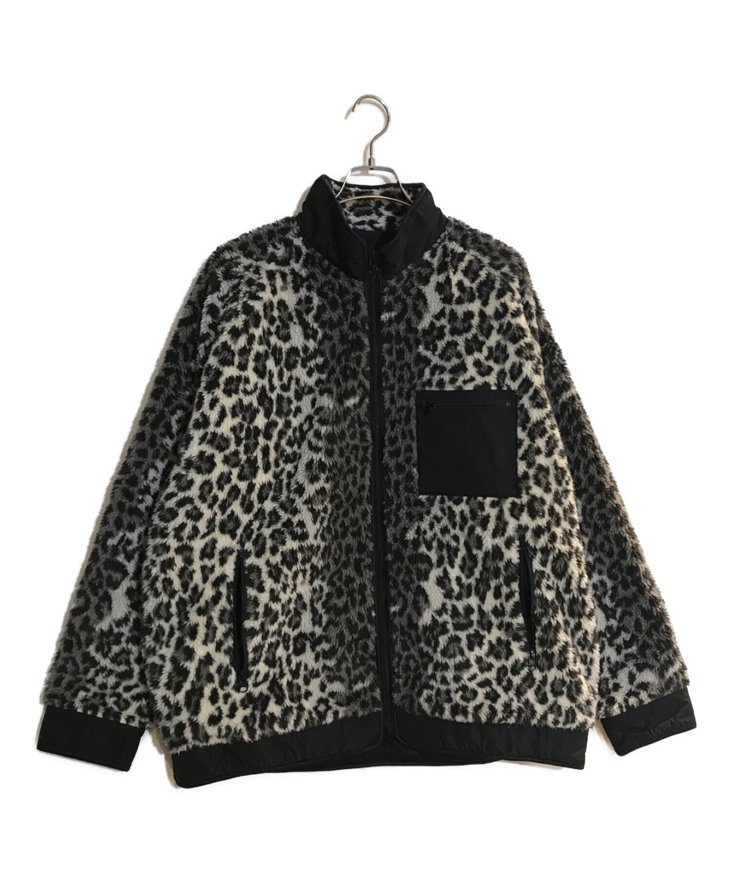 中古・古着通販】GOLD (ゴールド) LEOPARD BOA FLEECE STAND JACKET