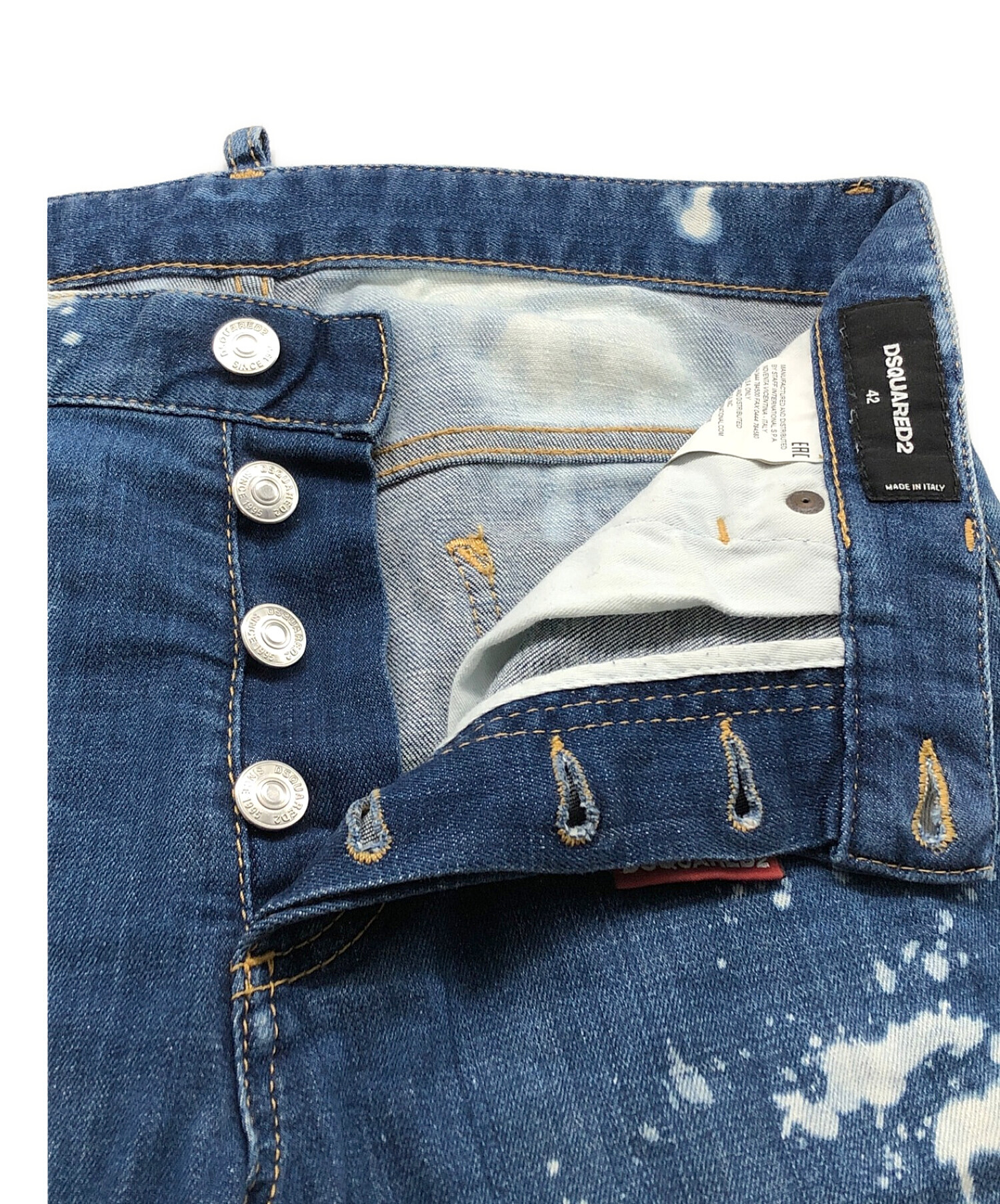 中古・古着通販】DSQUARED2 (ディースクエアード) GLAM HEAD JEAN