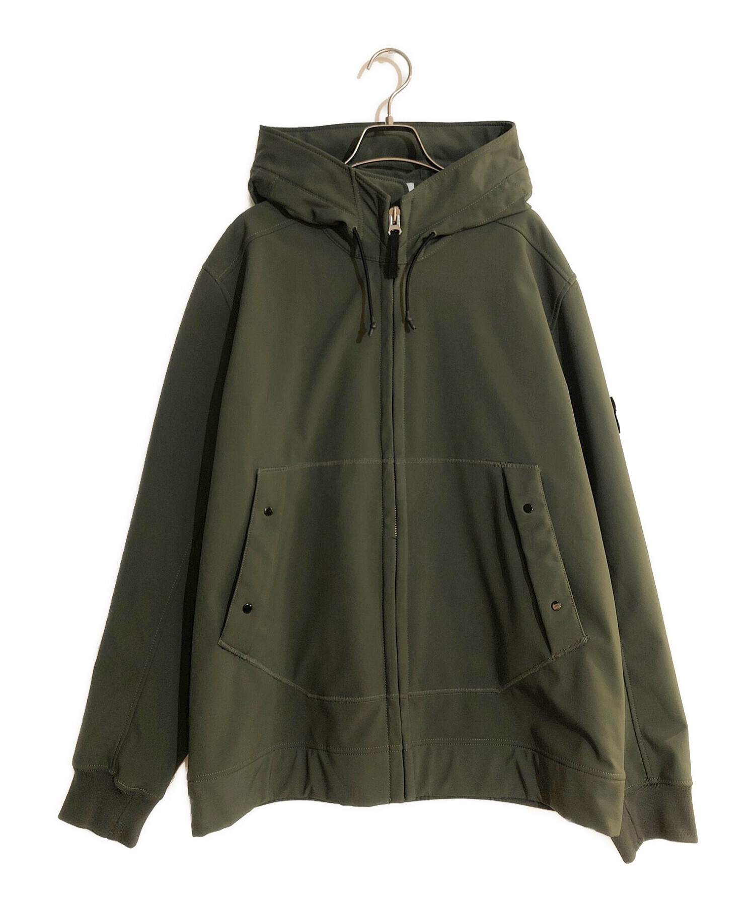 STONE ISLAND (ストーンアイランド) SOFT SHELL R JACKET/ソフトシェルライトジャケット グリーン サイズ:XXL