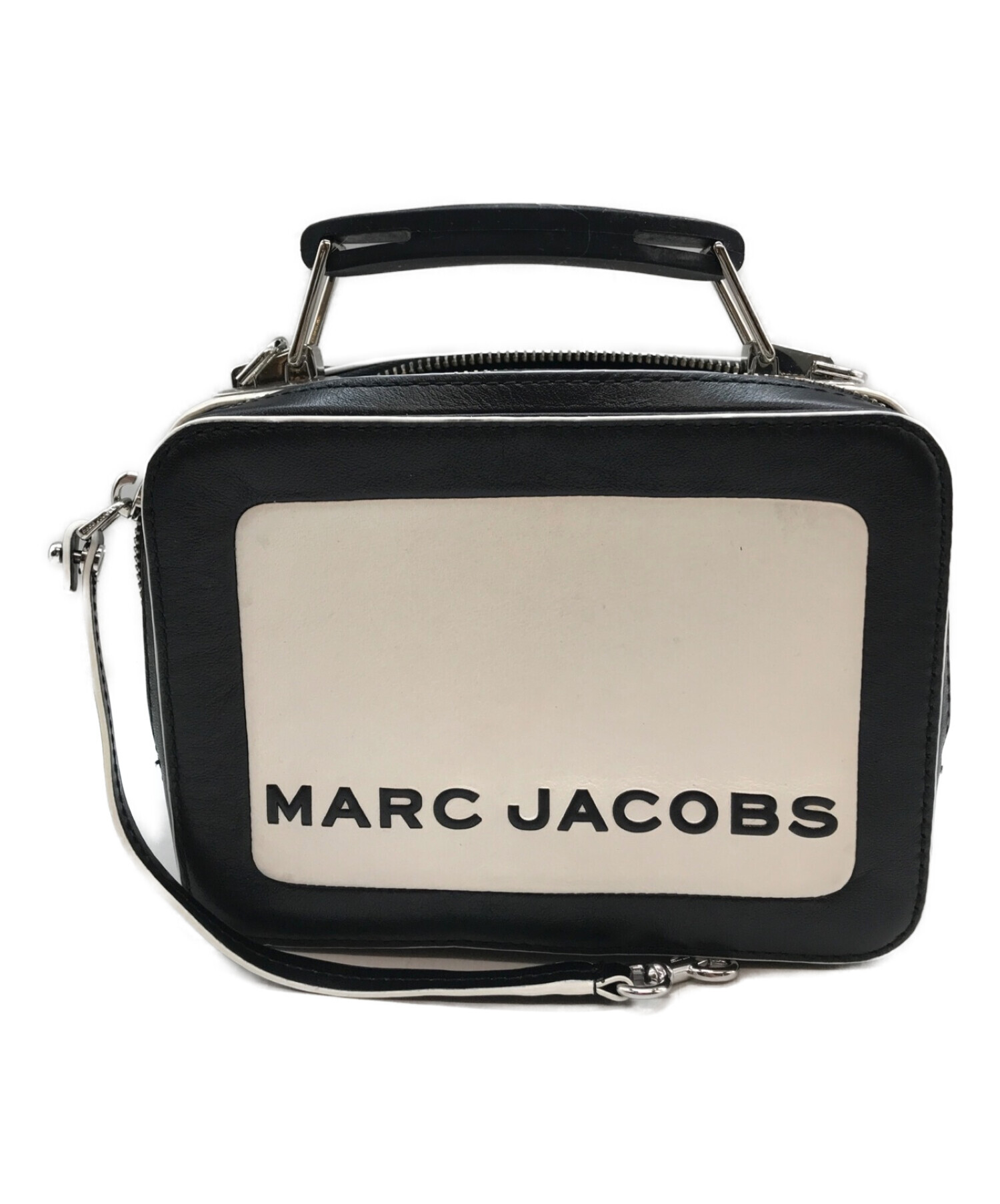 MARC JACOBS (マークジェイコブス) THE BOX COLORBLOCKED/ザ ボックス カラーブロックド ブラック×ホワイト