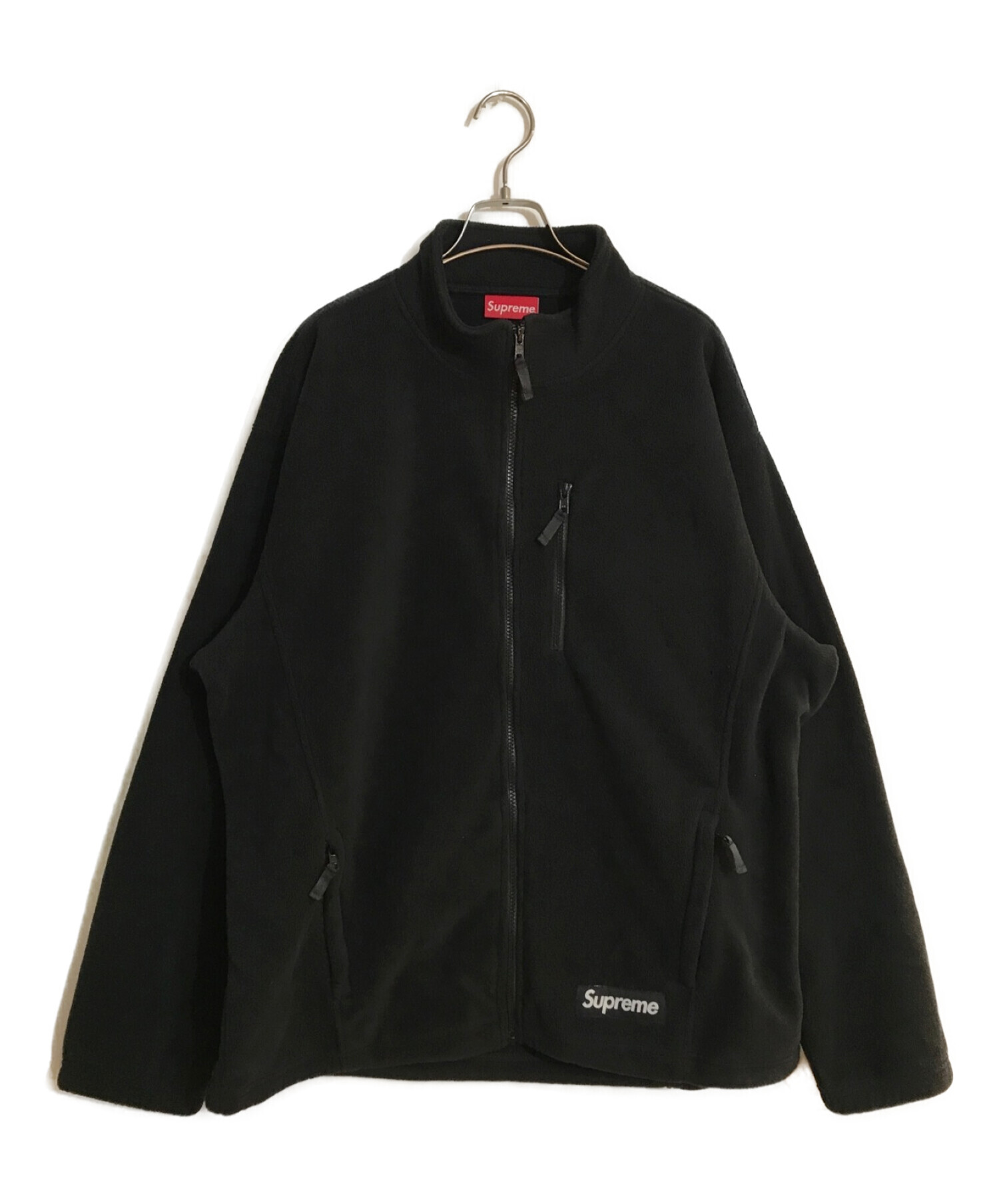 Supreme Polartec Zip Jacket Black/Large - ブルゾン