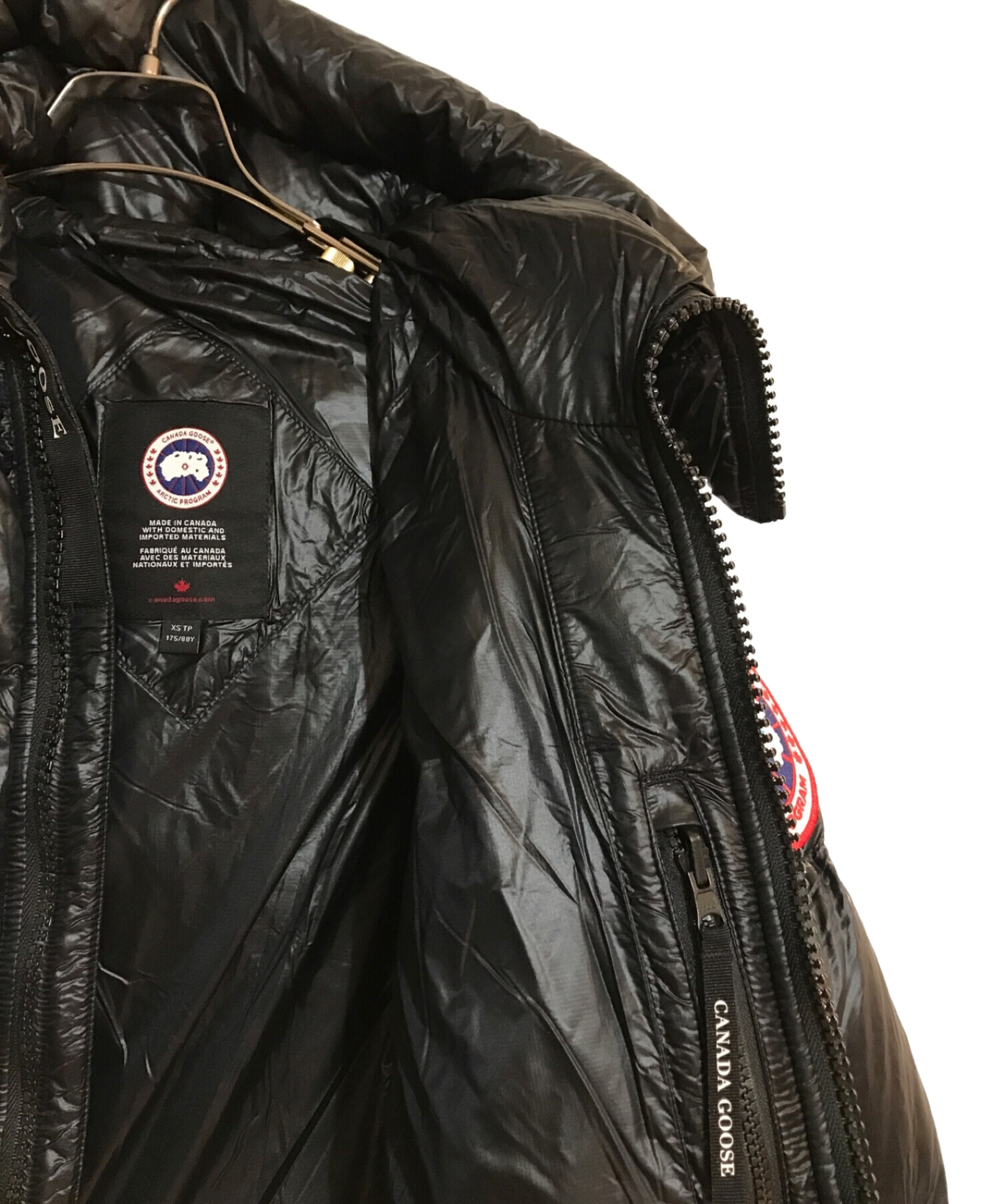 中古・古着通販】CANADA GOOSE (カナダグース) ダウンコート ブラック