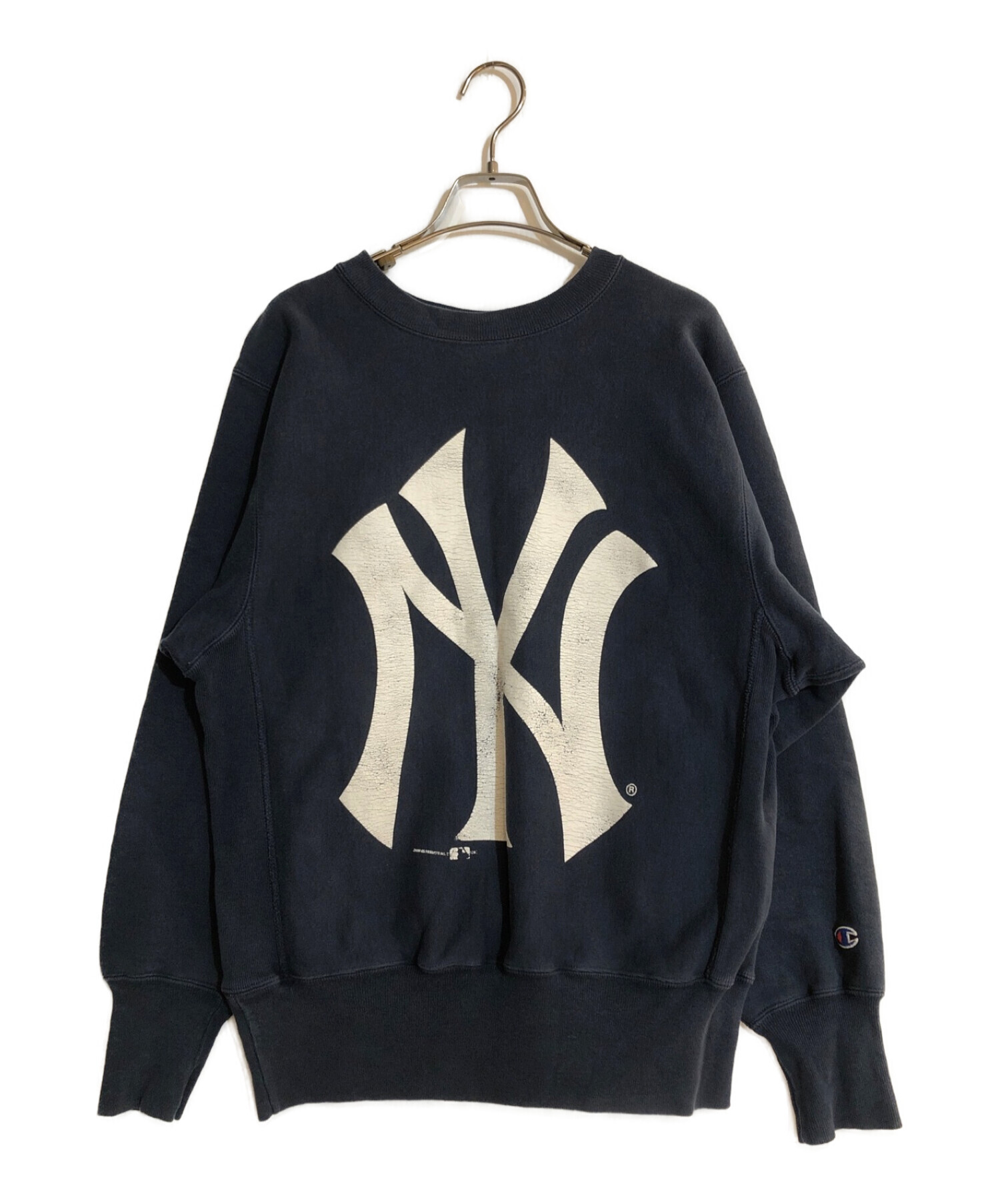 Champion (チャンピオン) reverse weave NY MLB/リバース ウェーブ NY MLB ネイビー サイズ:M