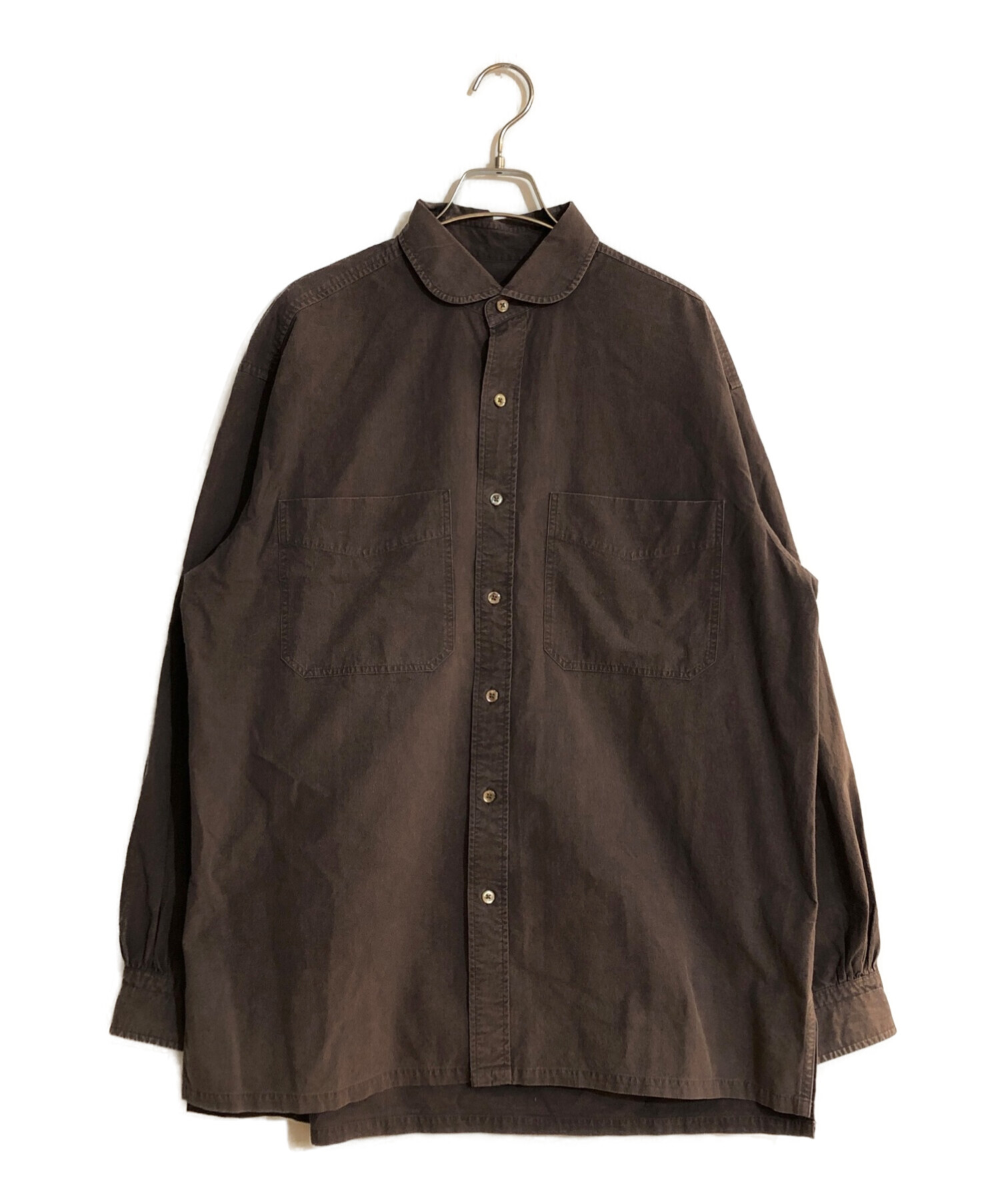 Porter Classic (ポーター クラシック) WIDE POCKET SHIRT/ワイド ポケット シャツ ブラウン サイズ:SIZE　2