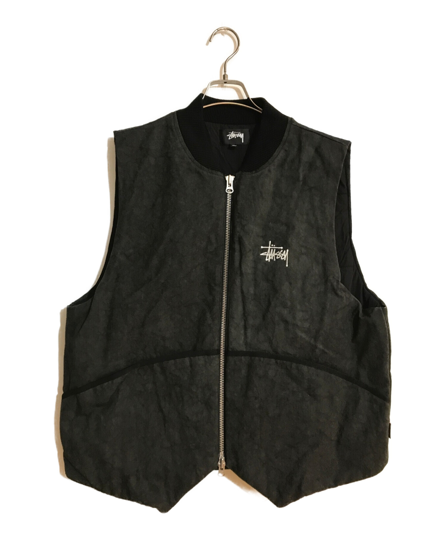 Stussy 22AW WASHED CANVAS PRIMALOFT VEST着用回数は23回 - ベスト