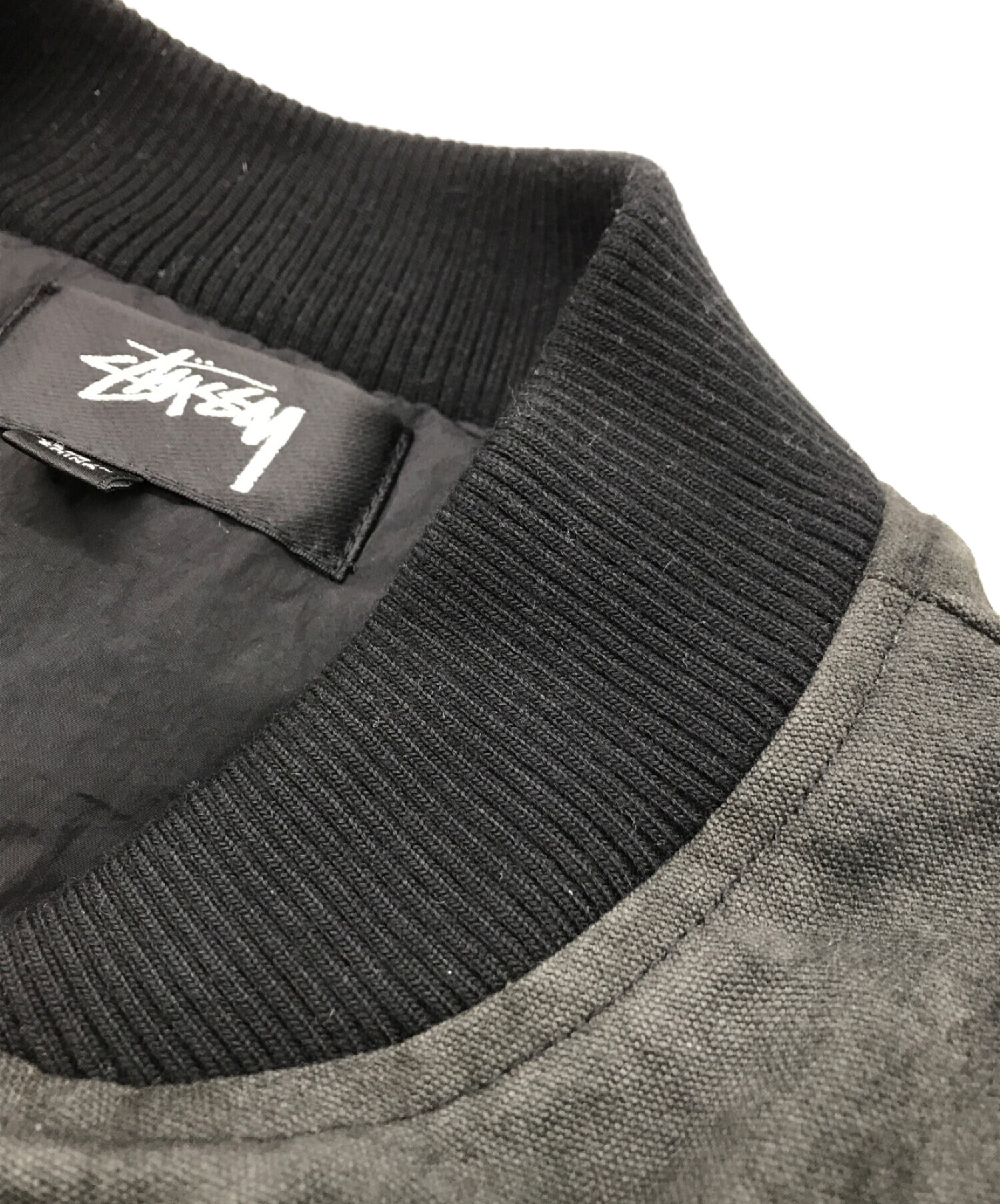 中古・古着通販】stussy (ステューシー) WASHED CANVAS PRIMALOFT VEST