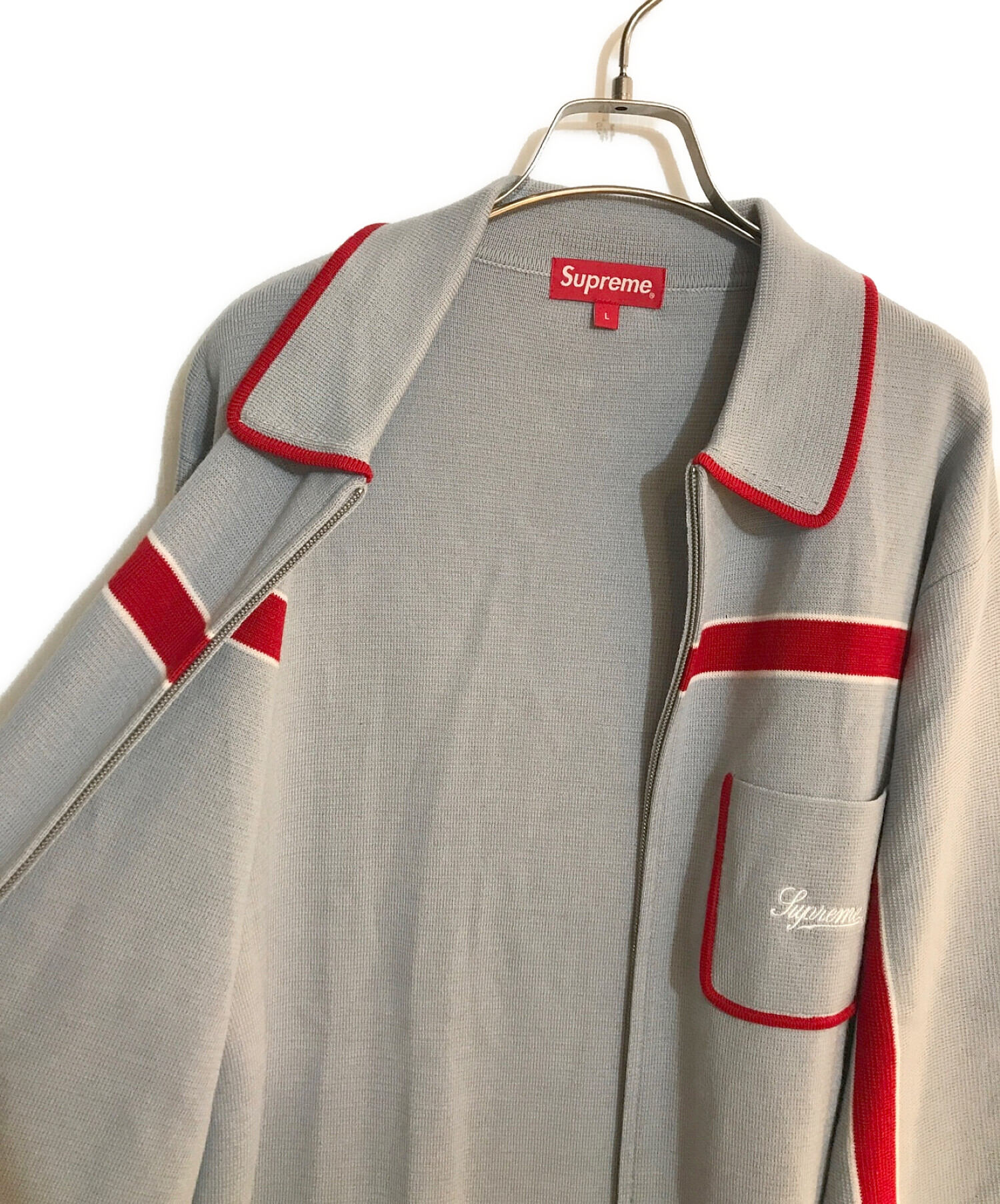 中古・古着通販】SUPREME (シュプリーム) chest stripe zip up ...