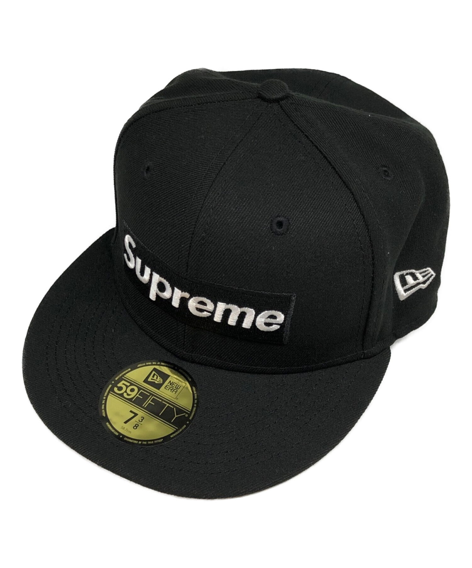 Supreme NEW ERA ニューエラキャップ 7 3/8 マネー帽子 - キャップ